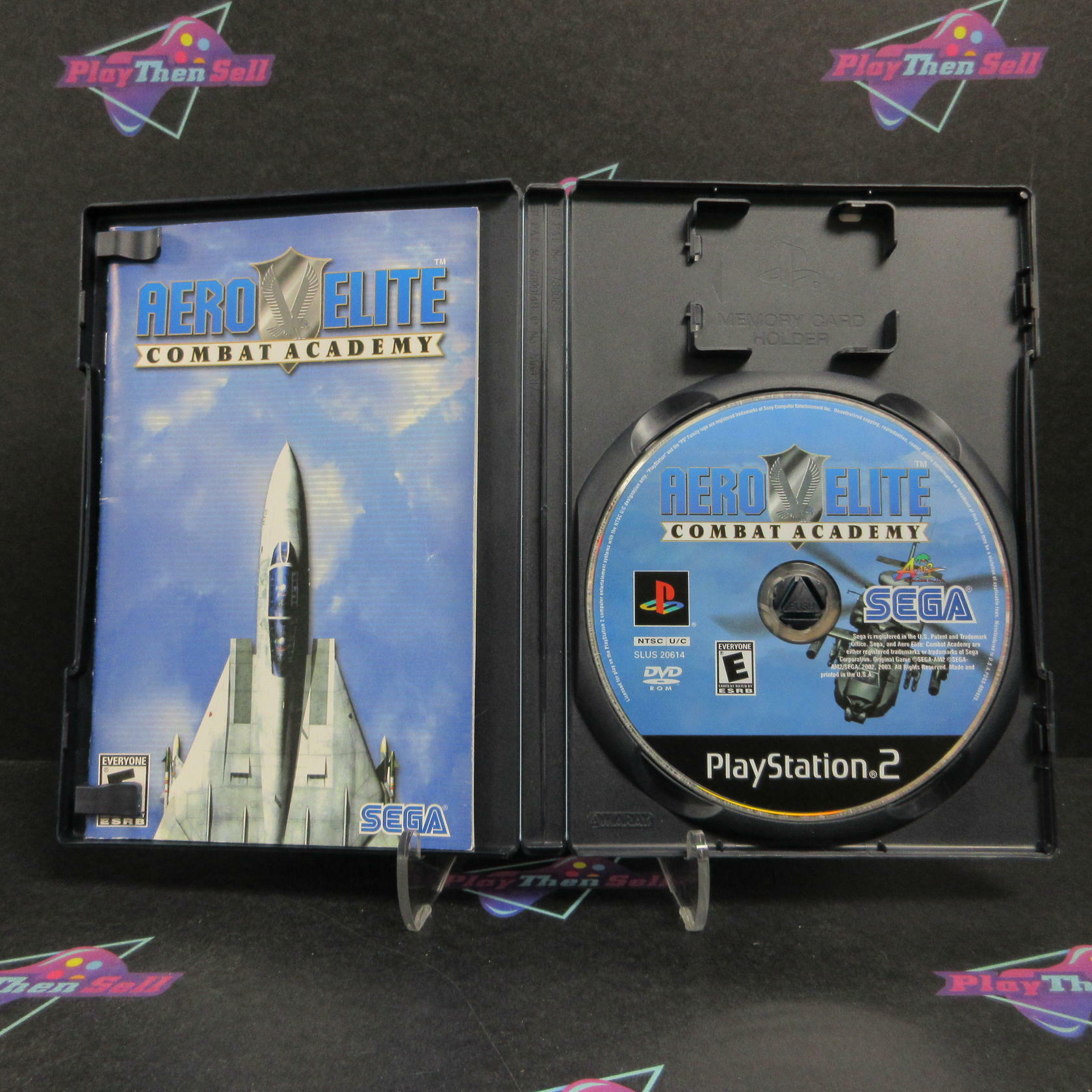 Aero Elite Combat Academy PS2 PlayStation 2 + Reg Card Complete - Very Good