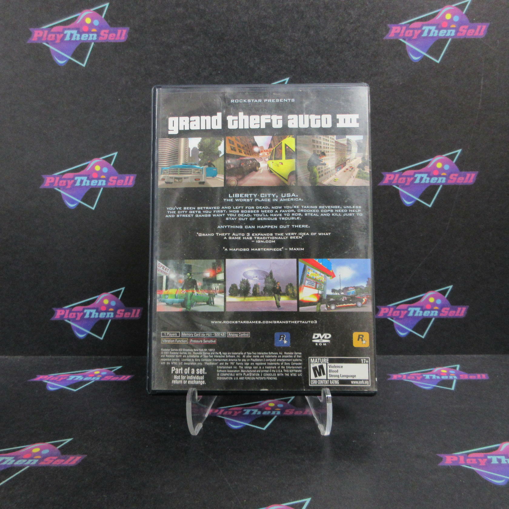 Grand Theft Auto III 3 Trilogy PS2 PlayStation 2 + Map Complete - Very Good