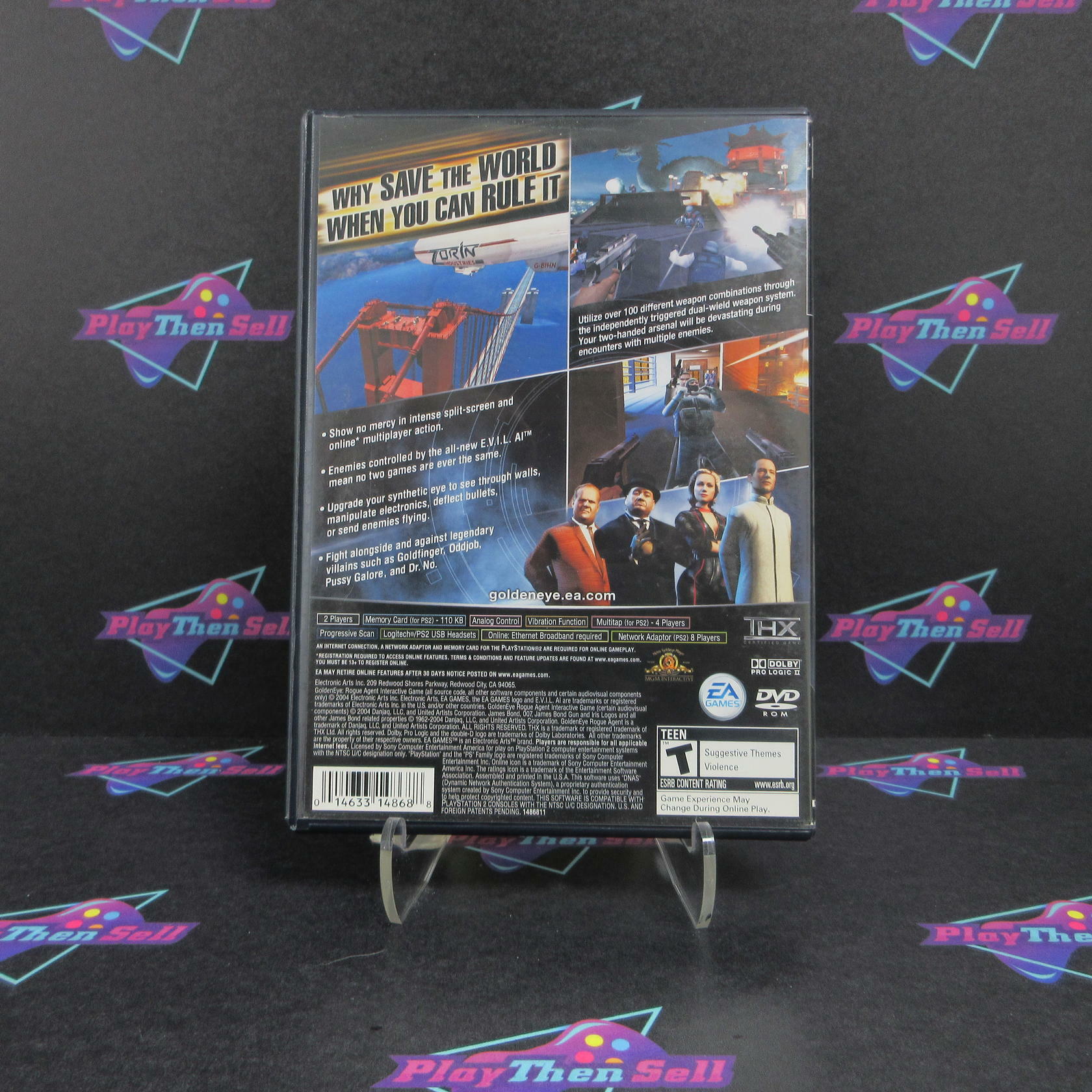 Goldeneye Rogue Agent PS2 PlayStation 2 Complete - Very Good