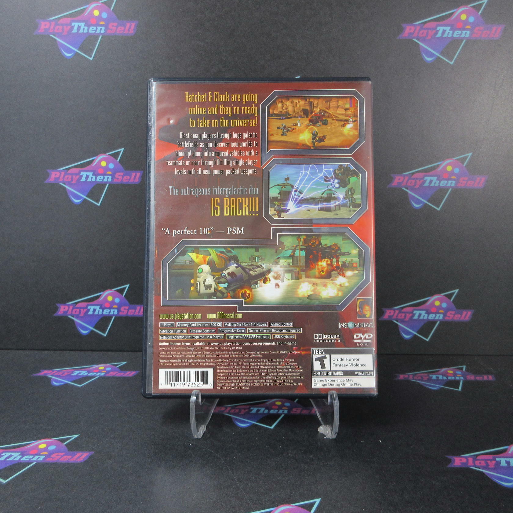 Ratchet & Clank Up Your Arsenal PS2 PlayStation 2 Complete - Very Good