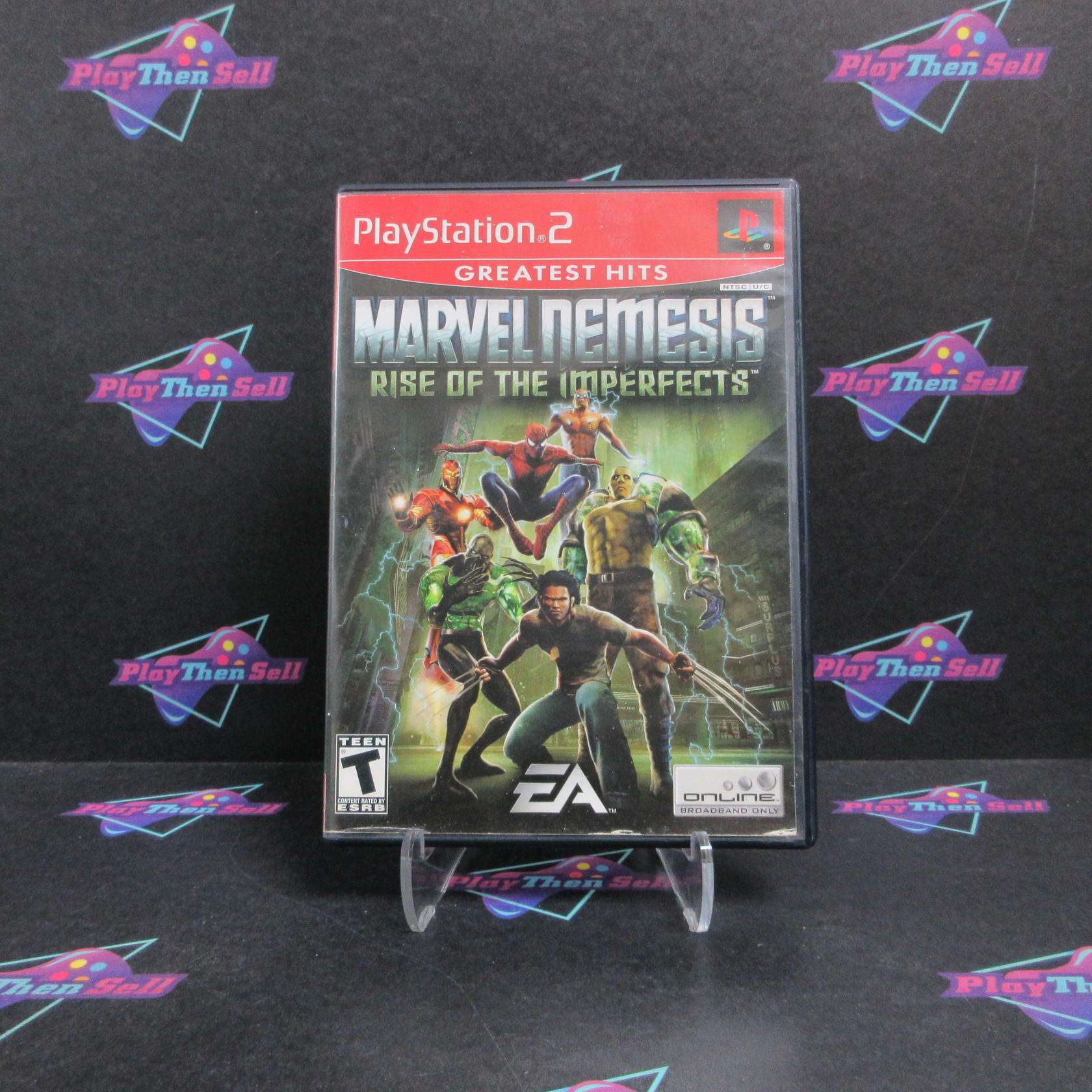 Marvel Nemesis Rise of the Imperfects PS2 PlayStation 2 GH Complete - Very Good