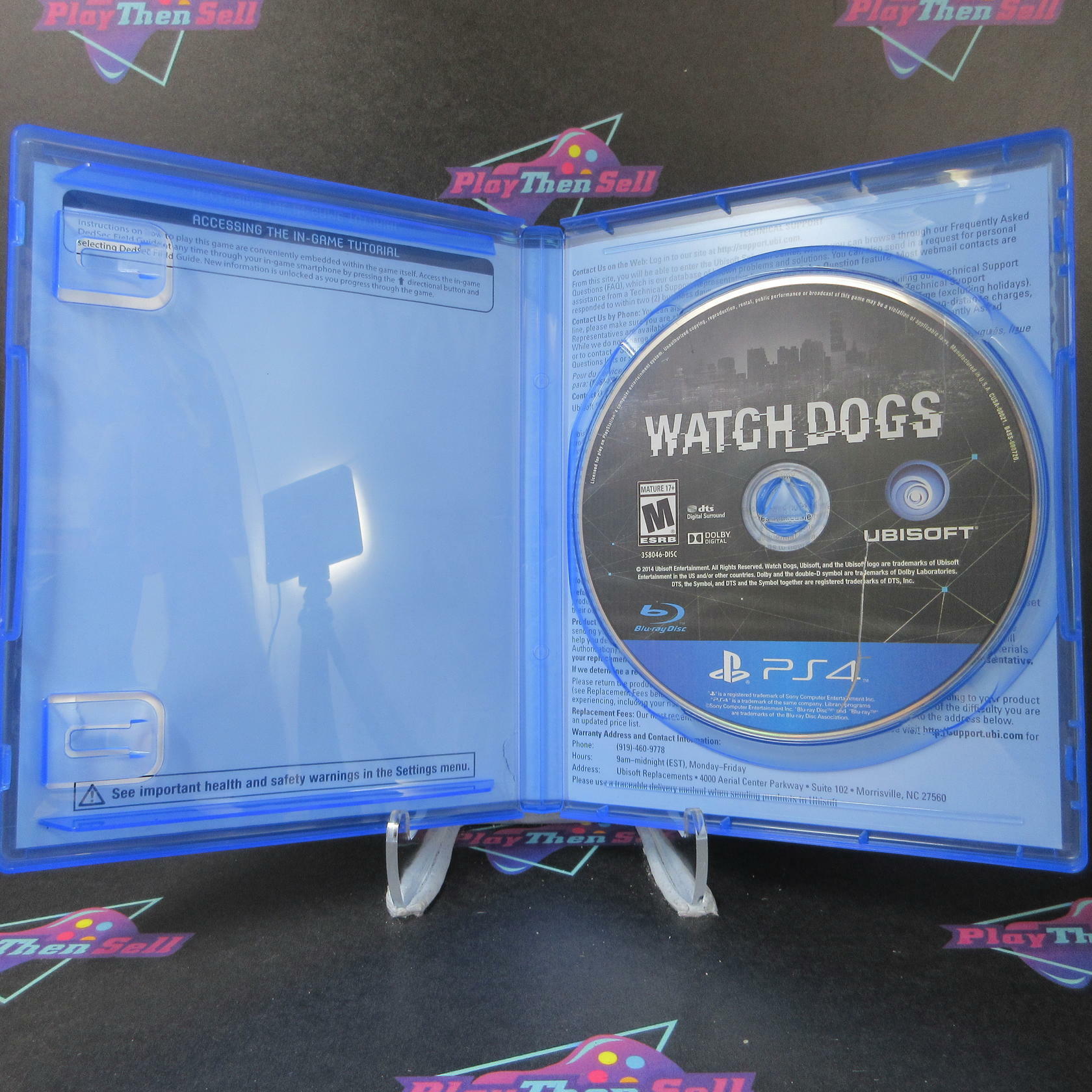 Watch Dogs PS4 PlayStation 4 Complete - Very Good