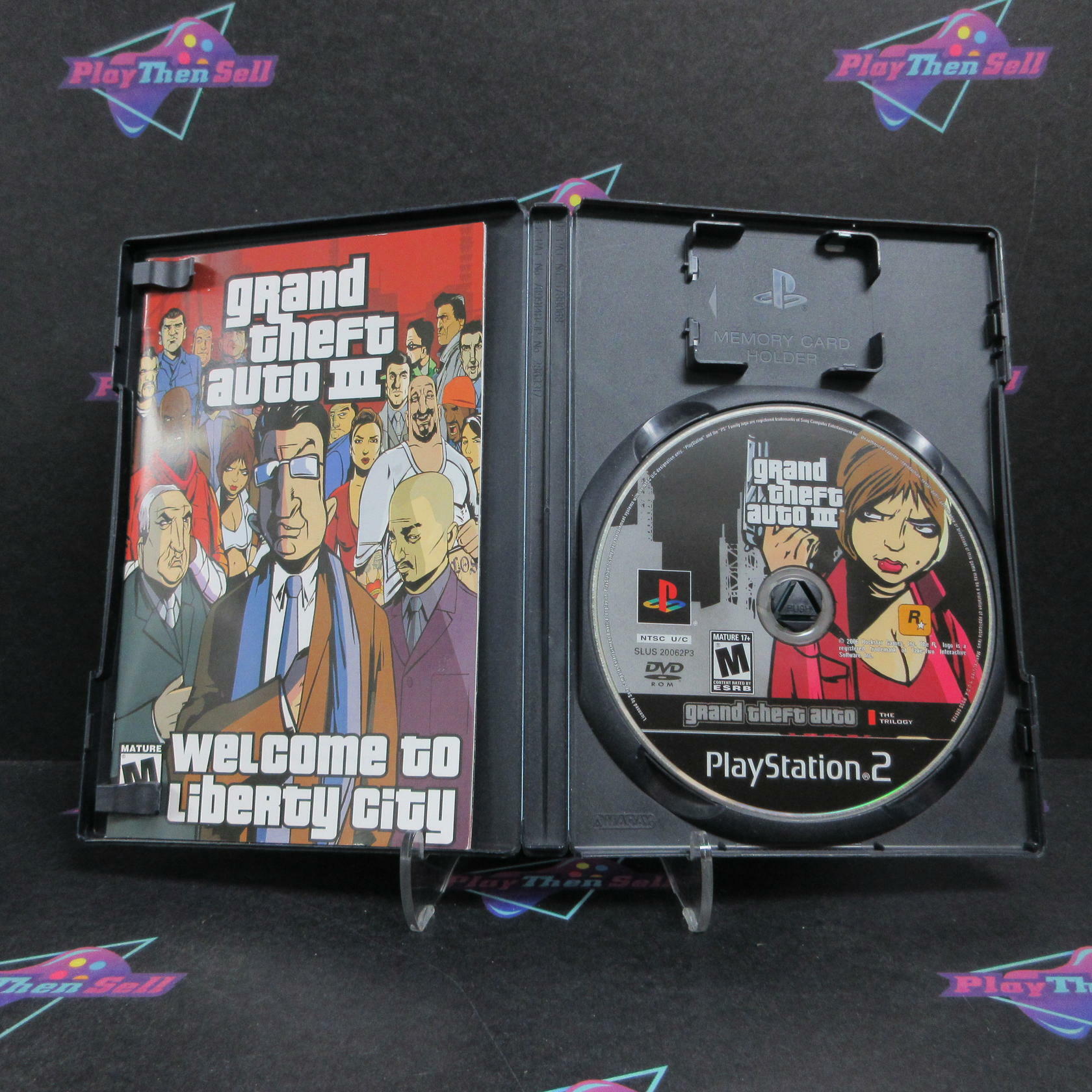 Grand Theft Auto III 3 Trilogy PS2 PlayStation 2 + Map Complete - Very Good