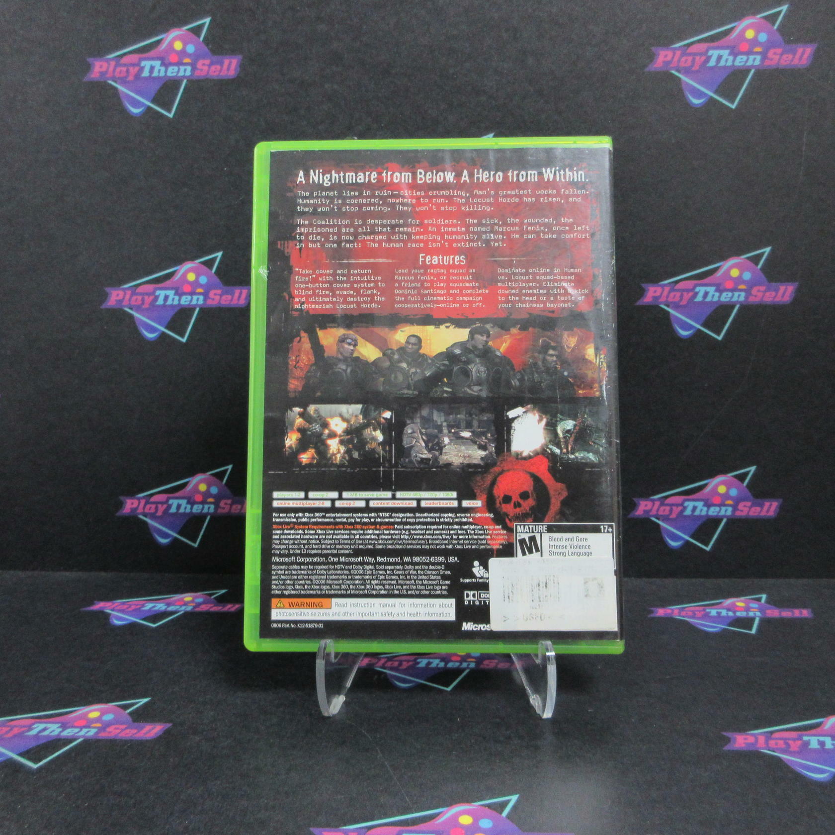 Gears Of War Xbox 360 Complete - Very Good