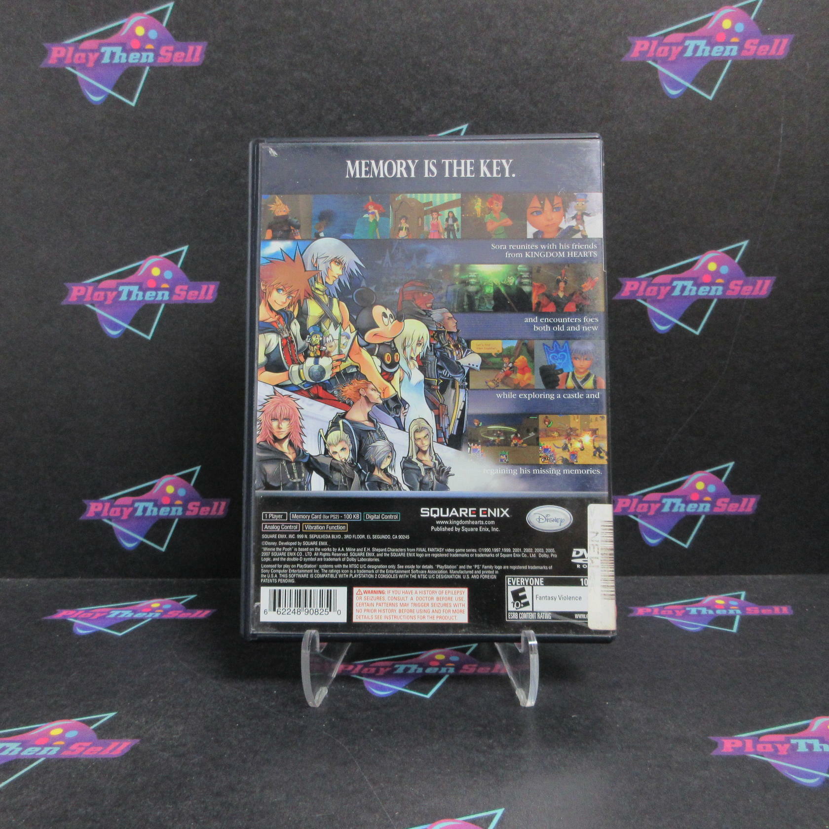 Kingdom Hearts Re Chain of Memories PS2 PlayStation 2 Complete - Very Good