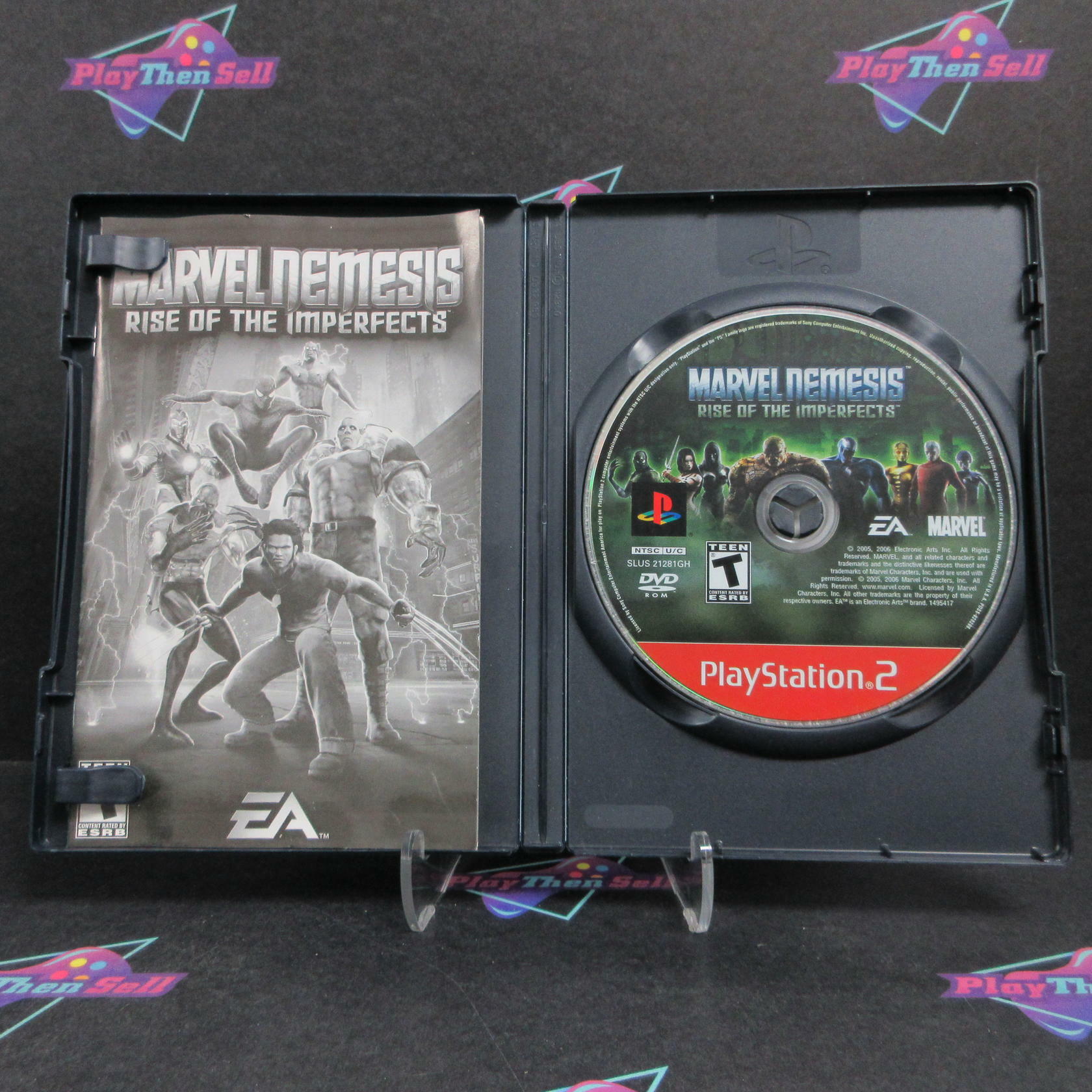 Marvel Nemesis Rise of the Imperfects PS2 PlayStation 2 GH Complete - Very Good