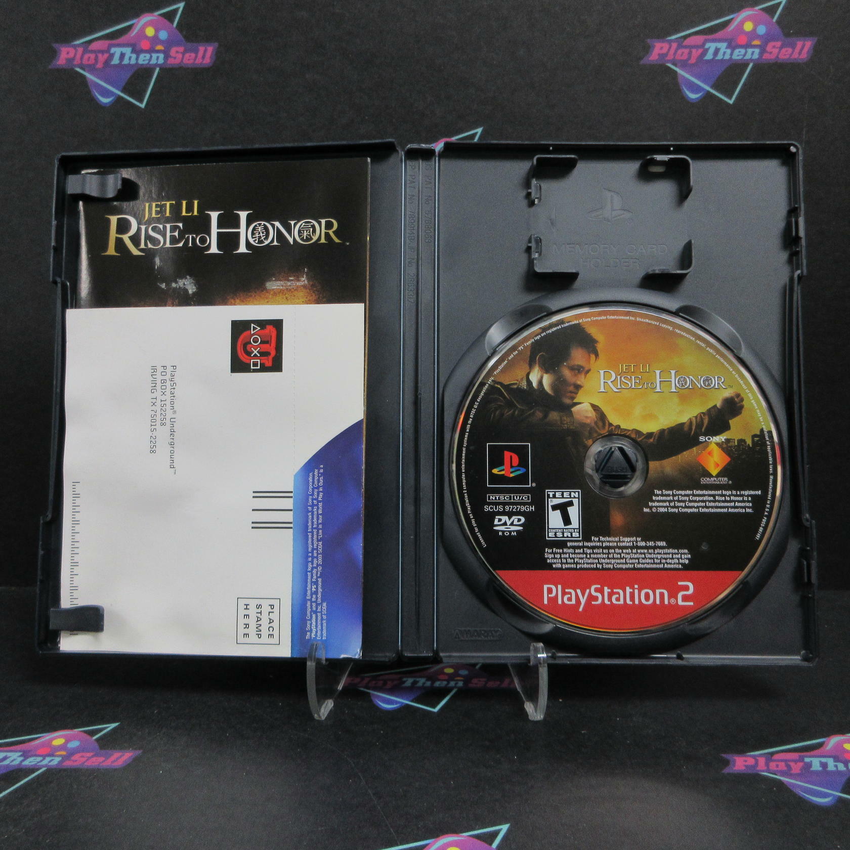 Rise To Honor PS2 PlayStation 2 GH + Reg Card Complete - Very Good