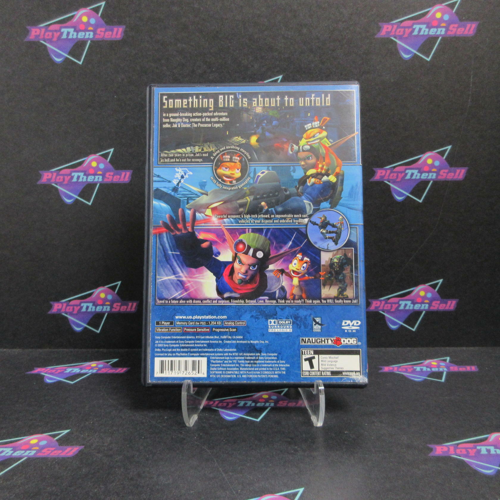 Jak II PS2 PlayStation 2 Complete - Very Good