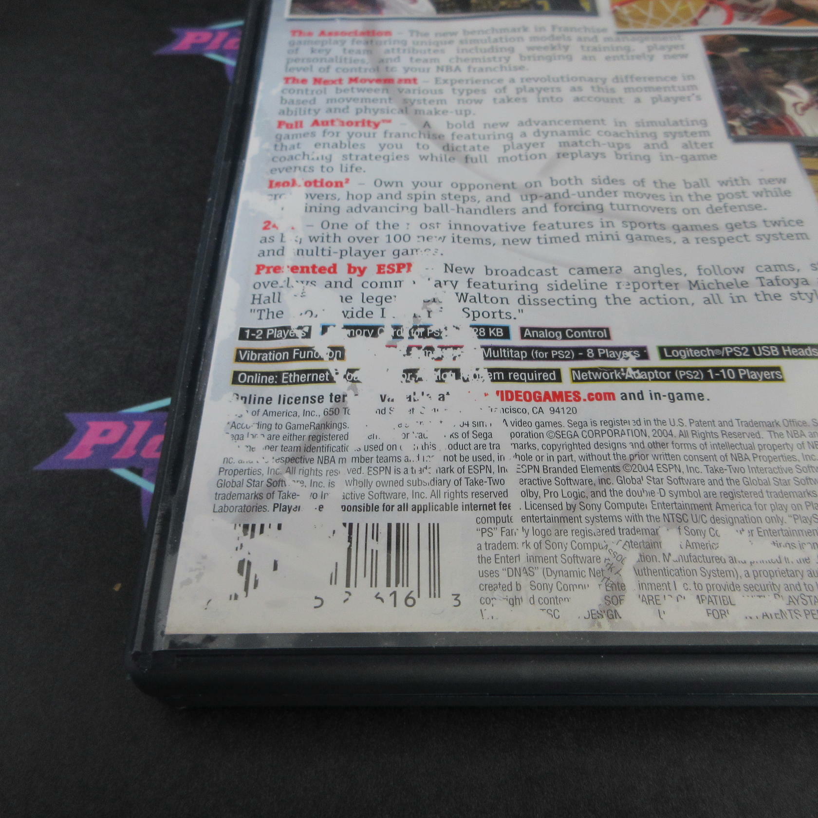 ESPN NBA 2K5 PS2 PlayStation 2 Complete - Very Good