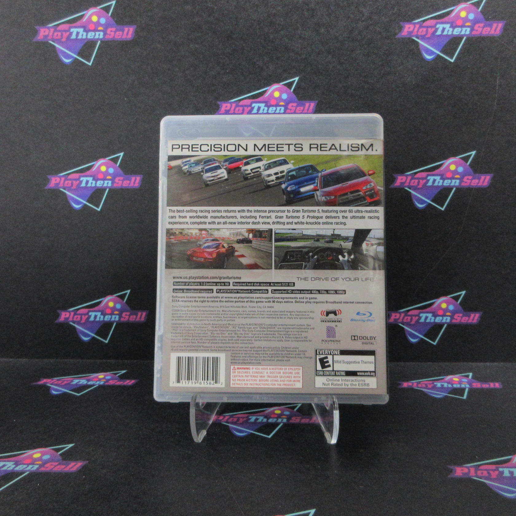 Gran Turismo 5 Prologue PS3 PlayStation 3 + Reg Card Complete - Very Good