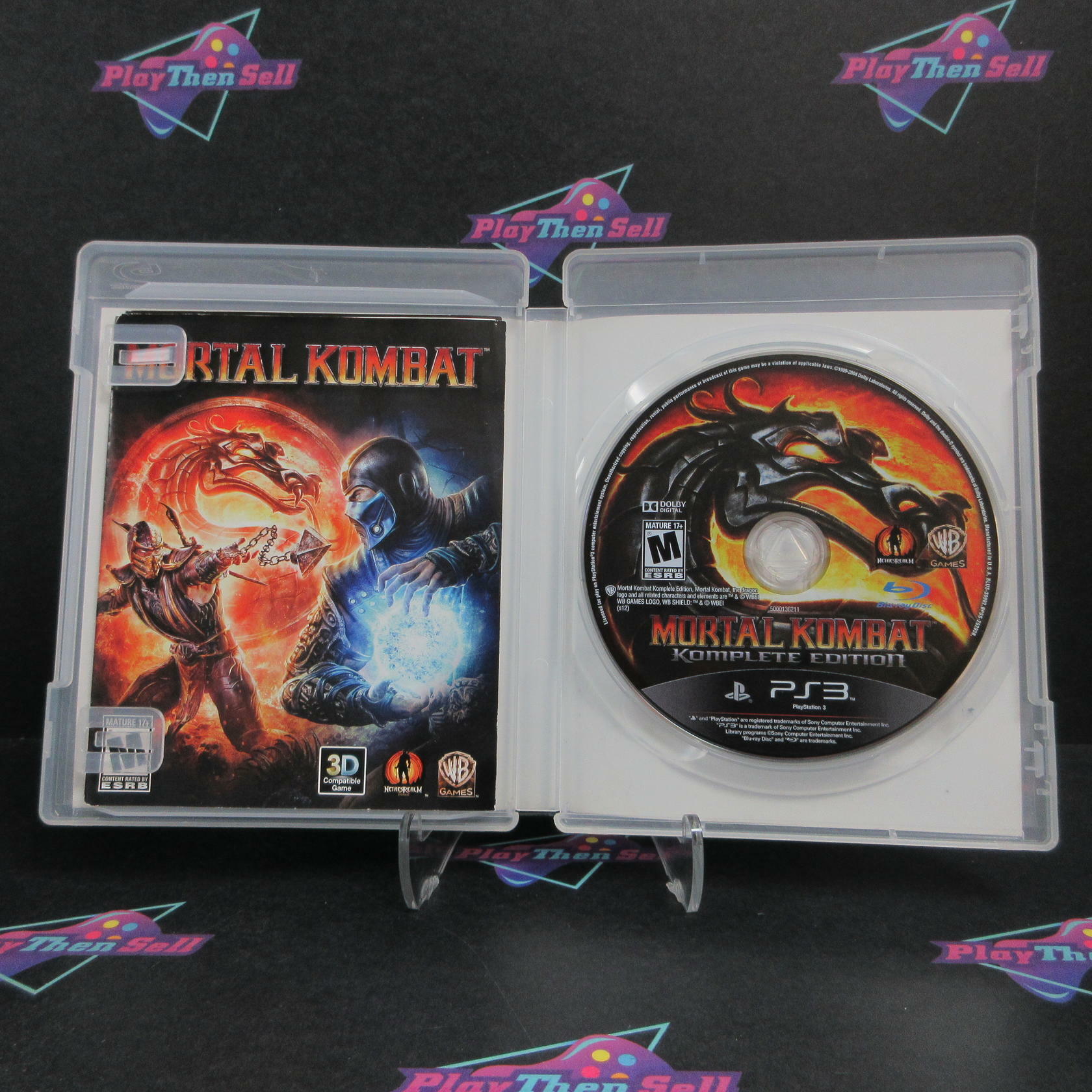Mortal Kombat Komplete Edition PS3 PlayStation 3 Complete - Very Good
