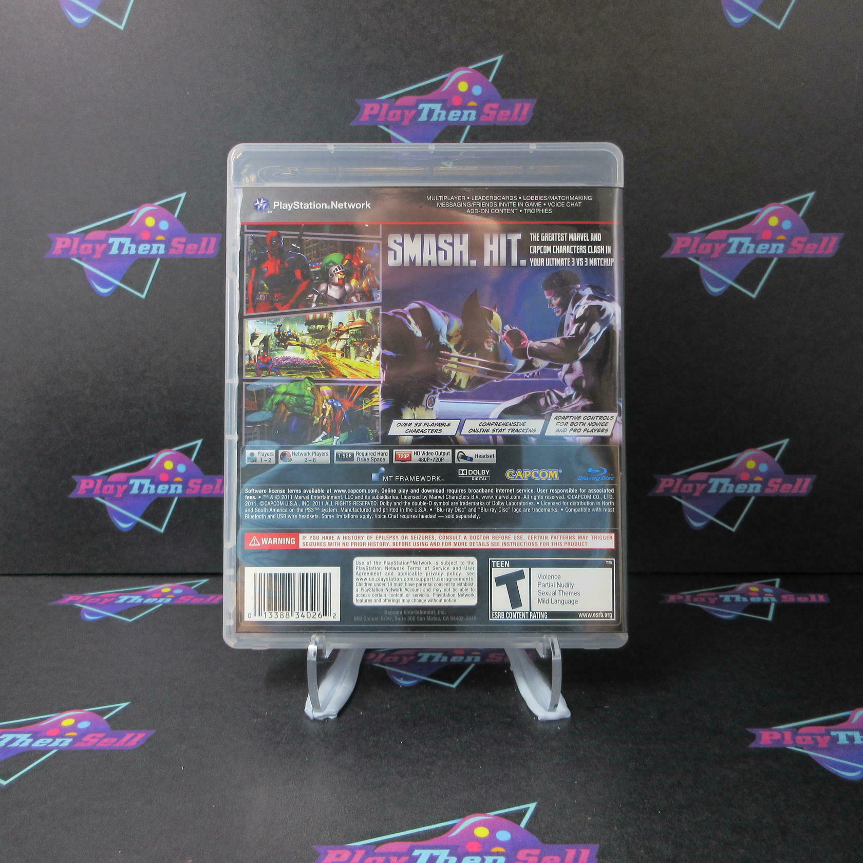 Marvel vs Capcom 3 Fate of Two Worlds PS3 PlayStation 3 - Refurbished