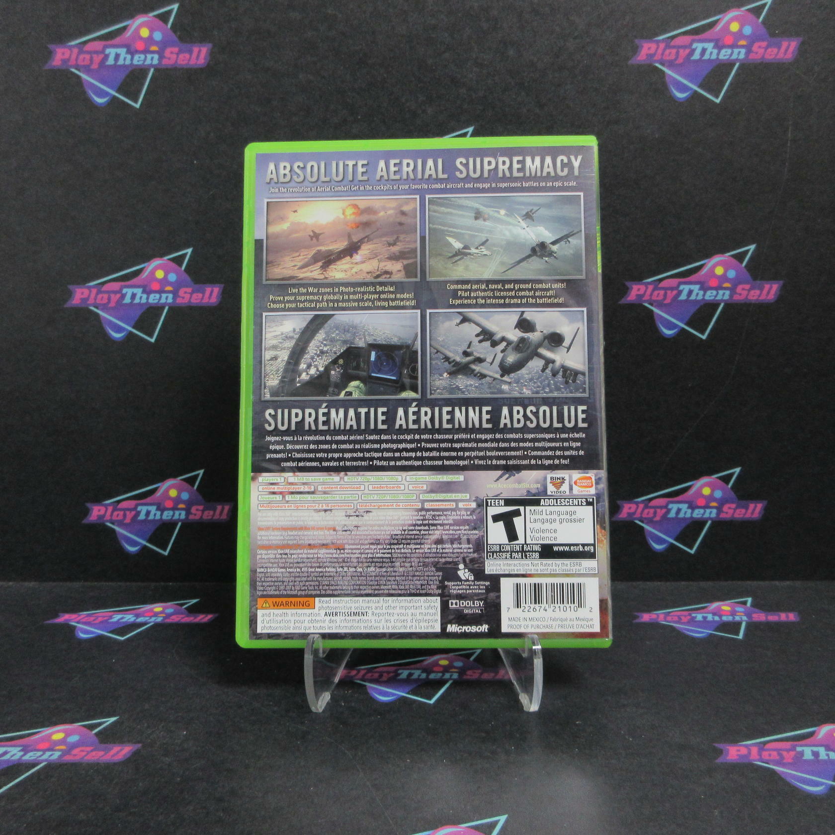 Ace Combat 6 Fires of Liberation Xbox 360 PH Complete - Refurbished