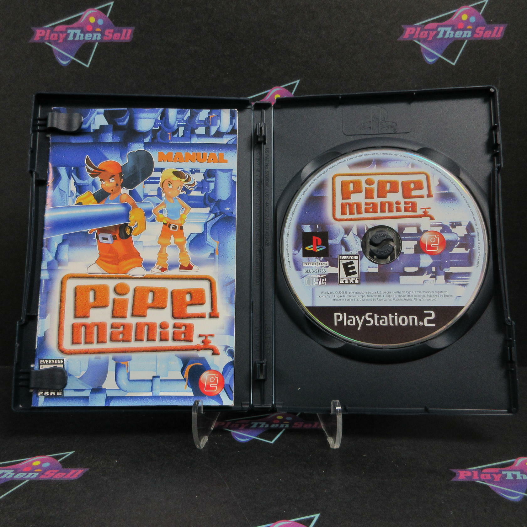 Pipe Mania PS2 PlayStation 2 Complete - Refurbished