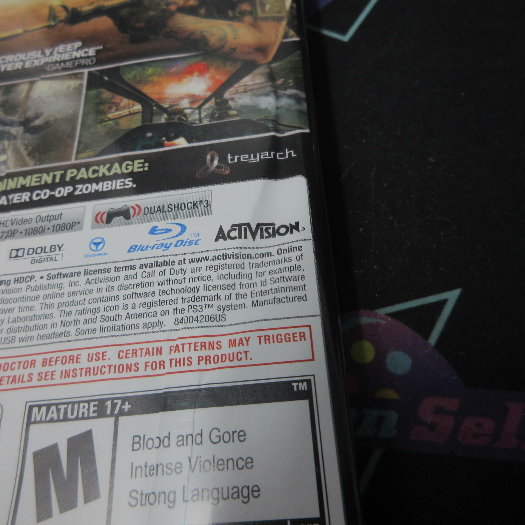 Call of Duty Black Ops PS3 PlayStation 3 Complete - Very Good
