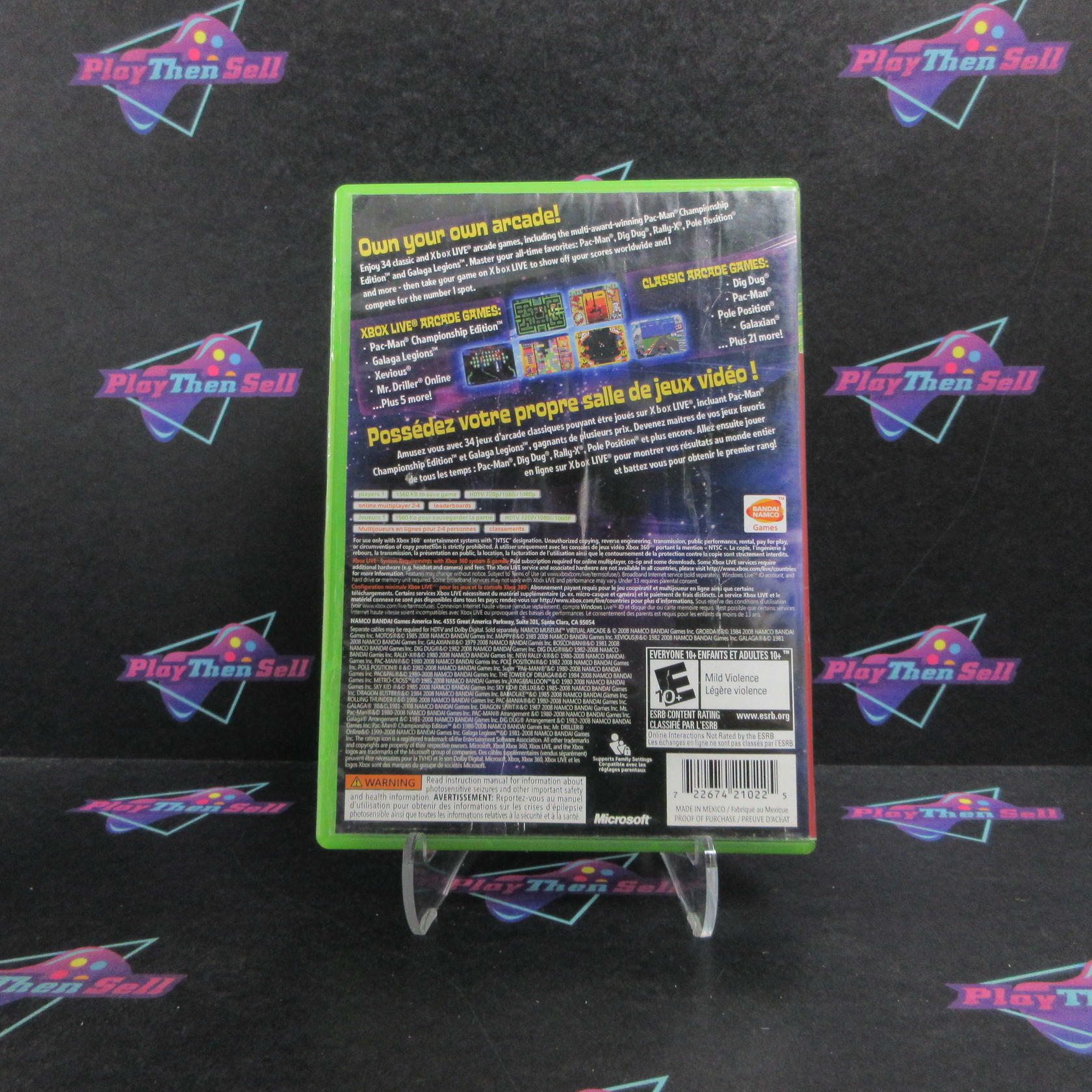 Namco Museum Virtual Arcade Xbox 360 Complete - Very Good