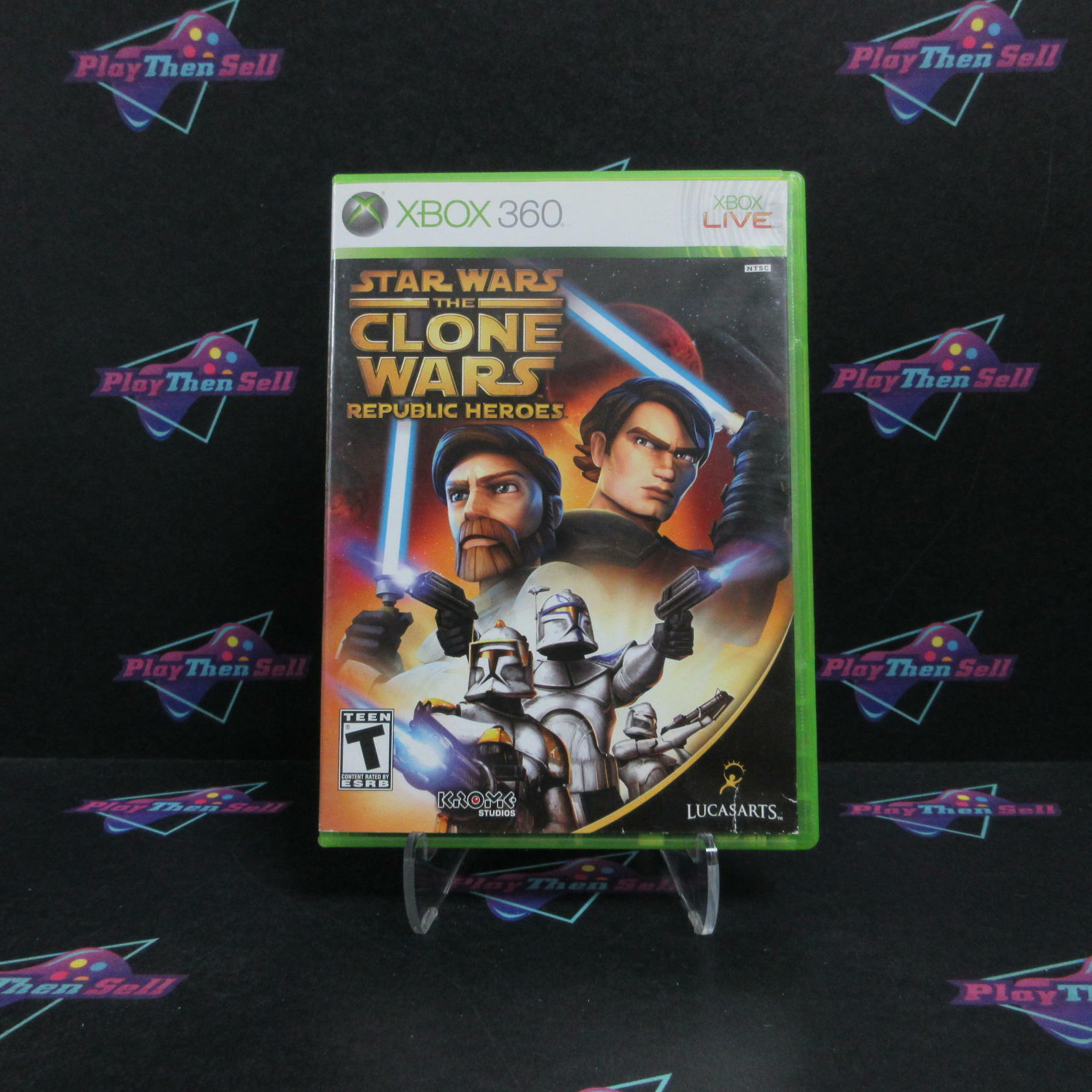 Star Wars the Clone Wars Republic Heroes  Xbox 360 Complete - Very Good