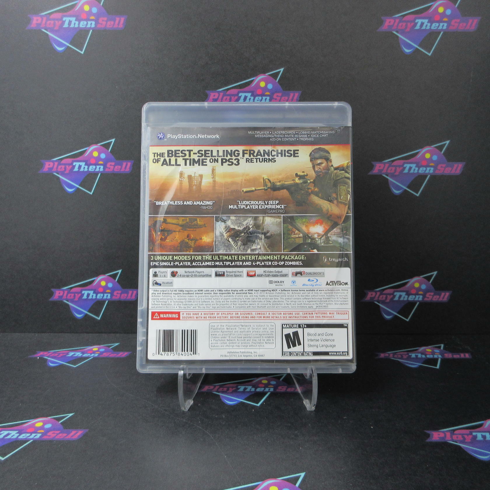 Call of Duty Black Ops PS3 PlayStation 3 Complete - Very Good