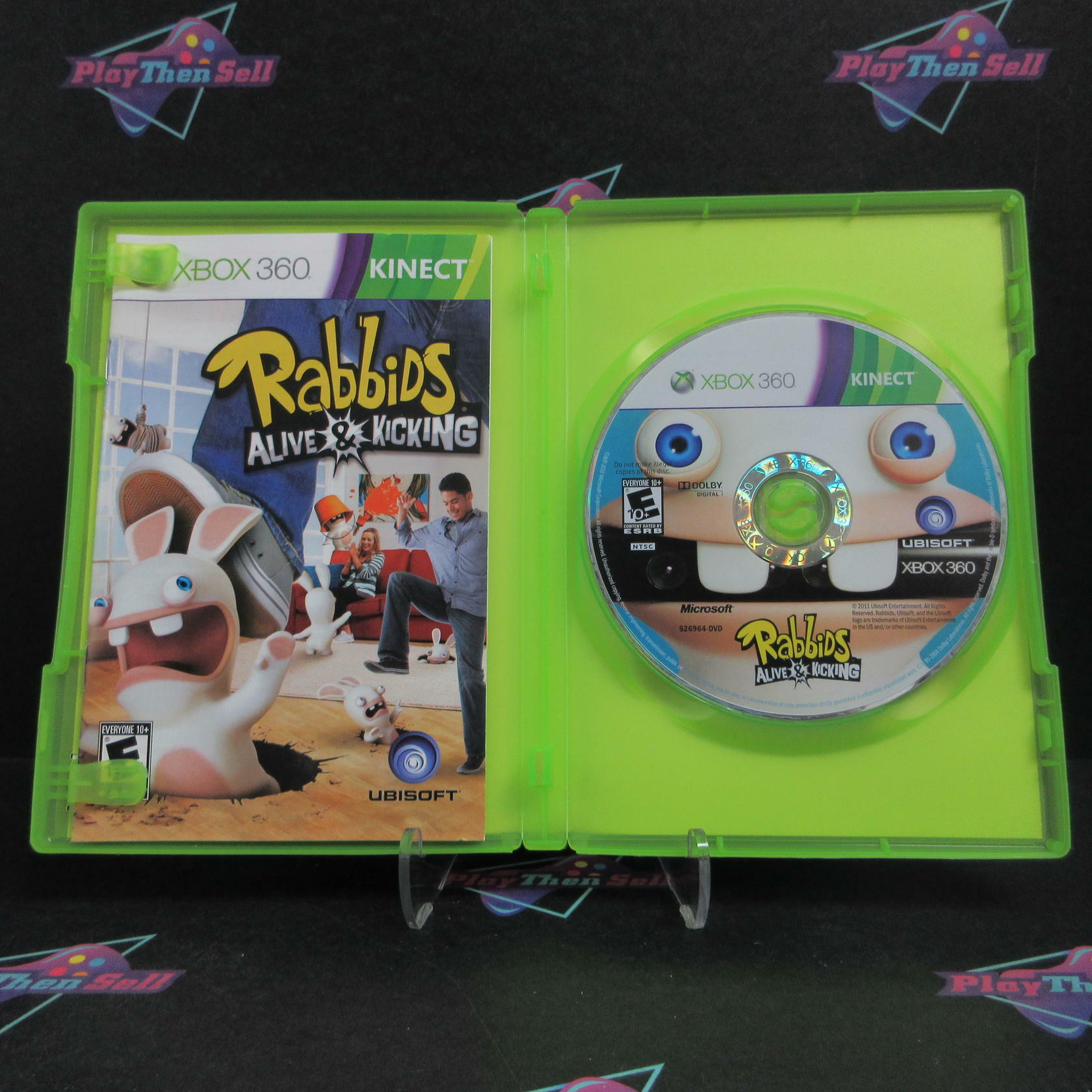Rabbids Alive & Kicking Kinect Best Buy Exclusive Xbox 360 Complete - Excellent
