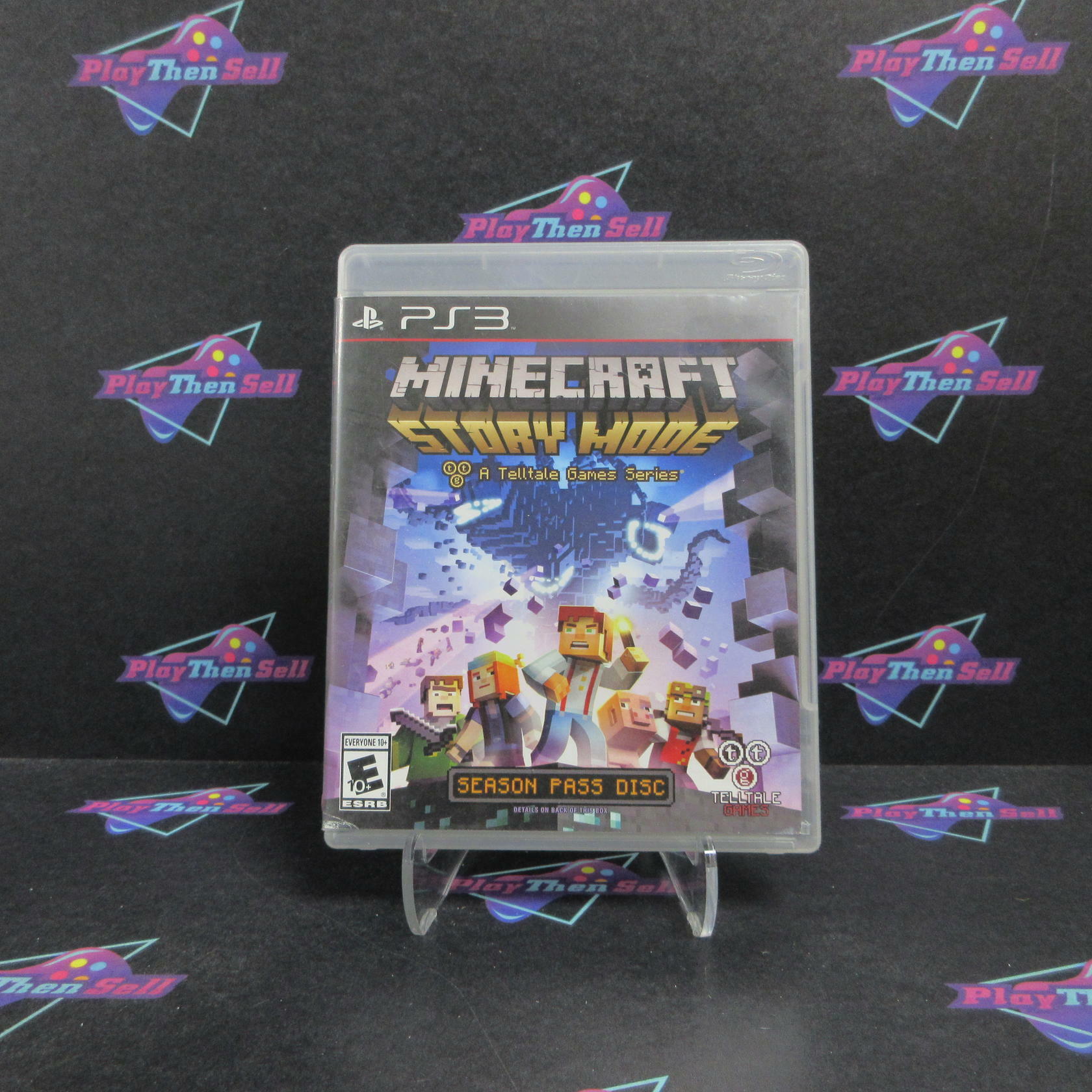 Minecraft Story Mode Season Disc PS3 PlayStation 3 Complete - Very Good