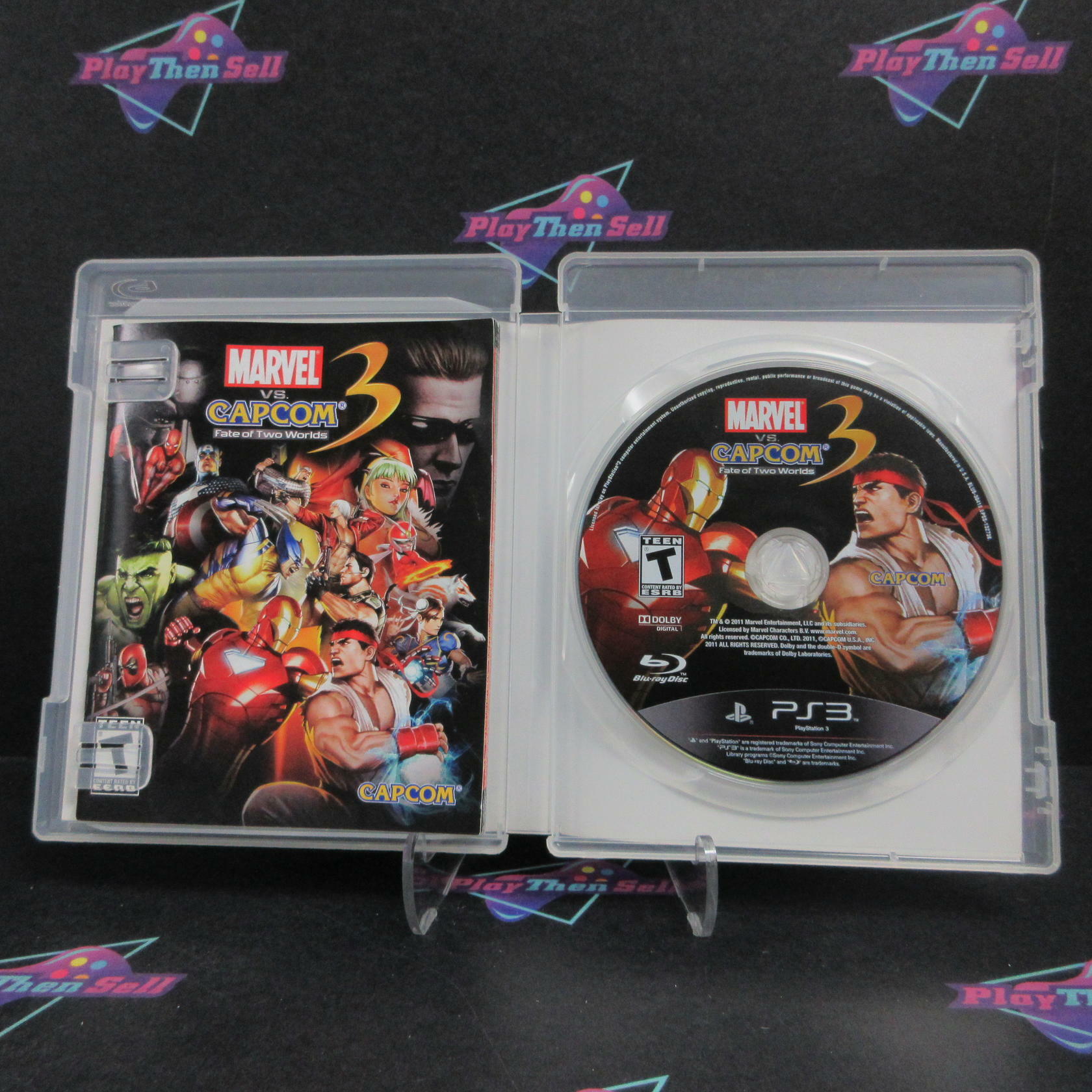 Marvel vs Capcom 3 Fate of Two Worlds PS3 PlayStation 3 Complete - Very Good
