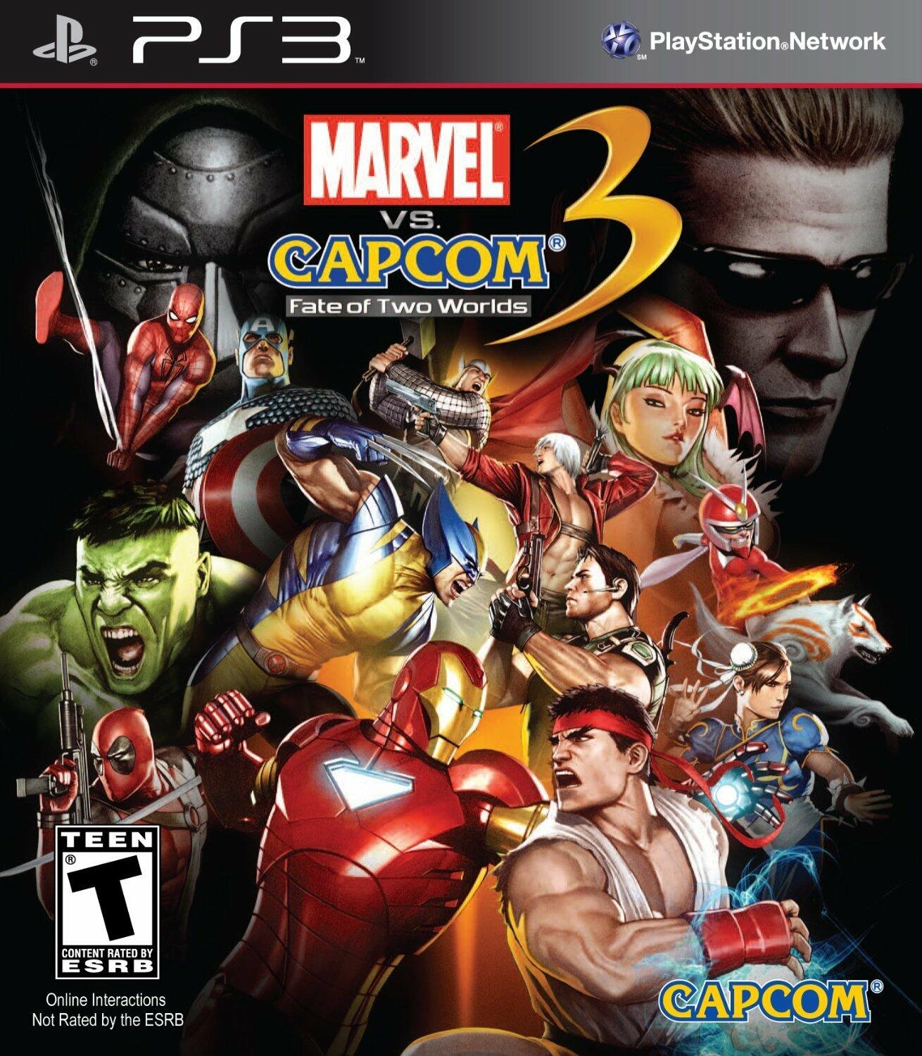 Marvel vs Capcom 3 Fate of Two Worlds PS3 PlayStation 3 - Excellent
