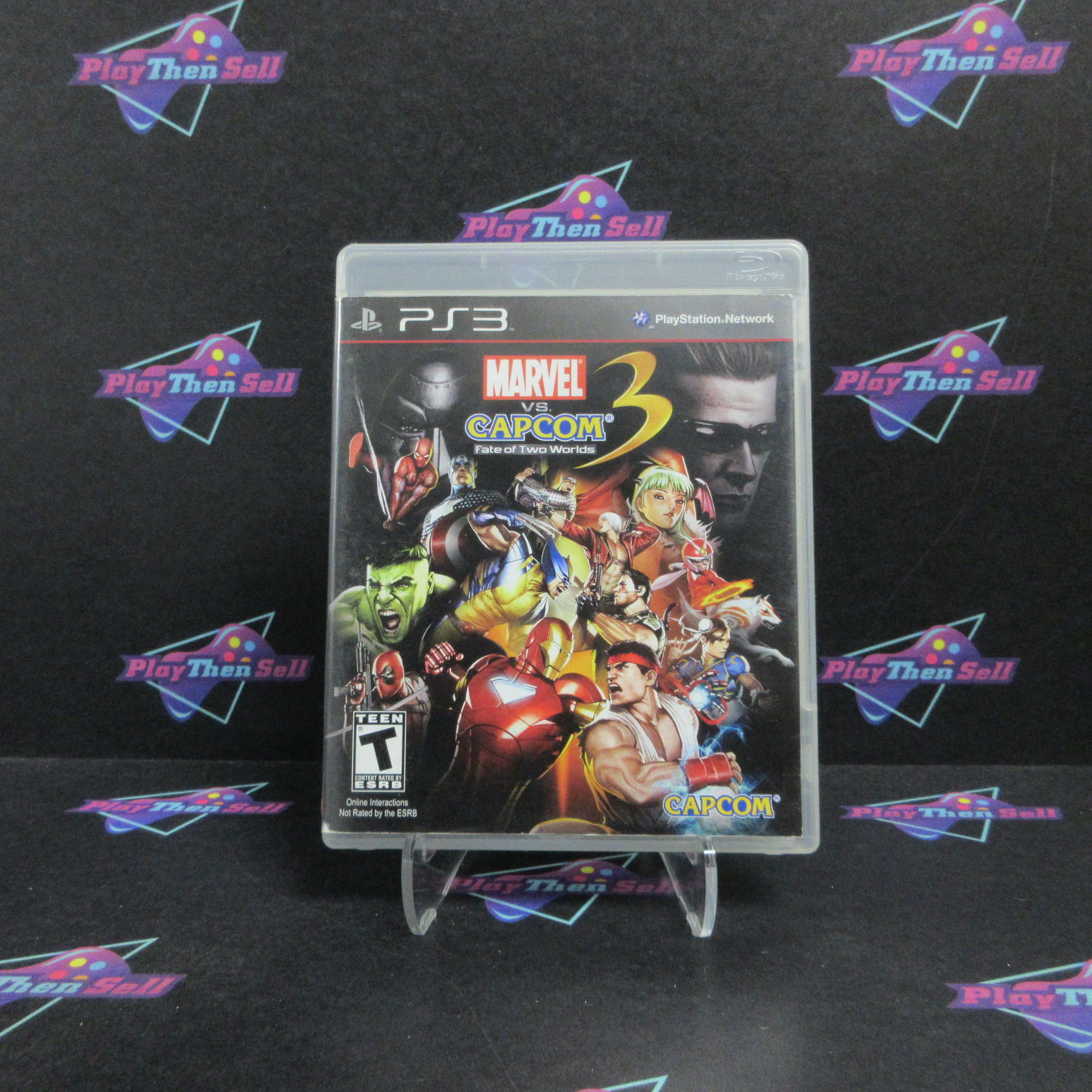 Marvel vs Capcom 3 Fate of Two Worlds PS3 PlayStation 3 Complete - Very Good