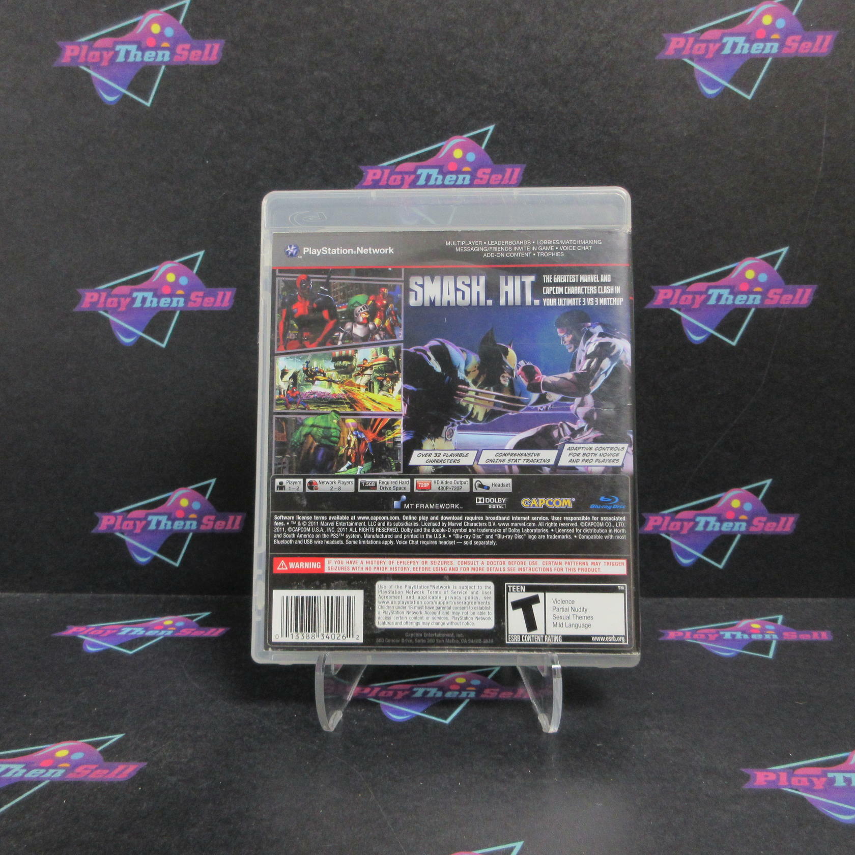 Marvel vs Capcom 3 Fate of Two Worlds PS3 PlayStation 3 Complete - Very Good