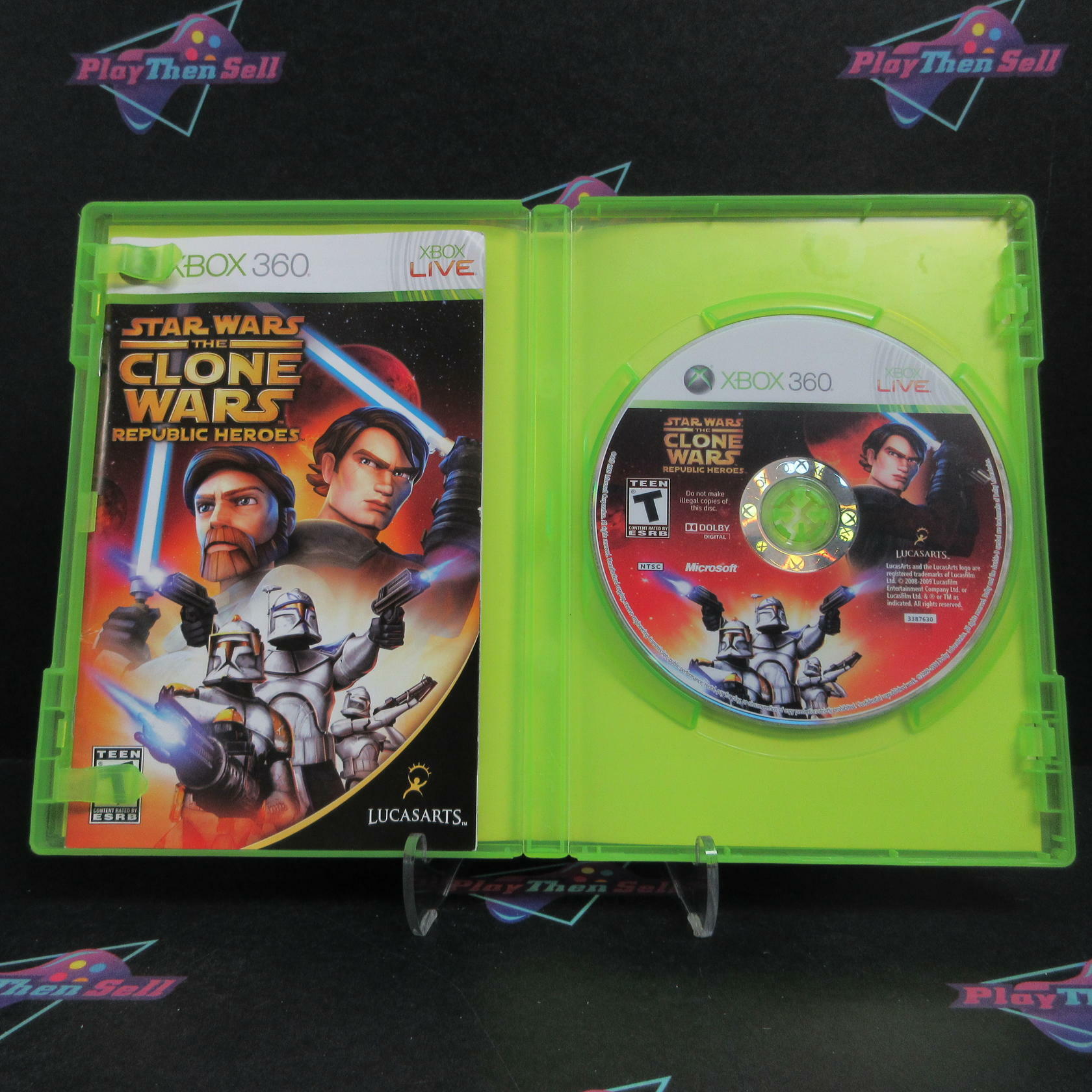 Star Wars the Clone Wars Republic Heroes  Xbox 360 Complete - Very Good