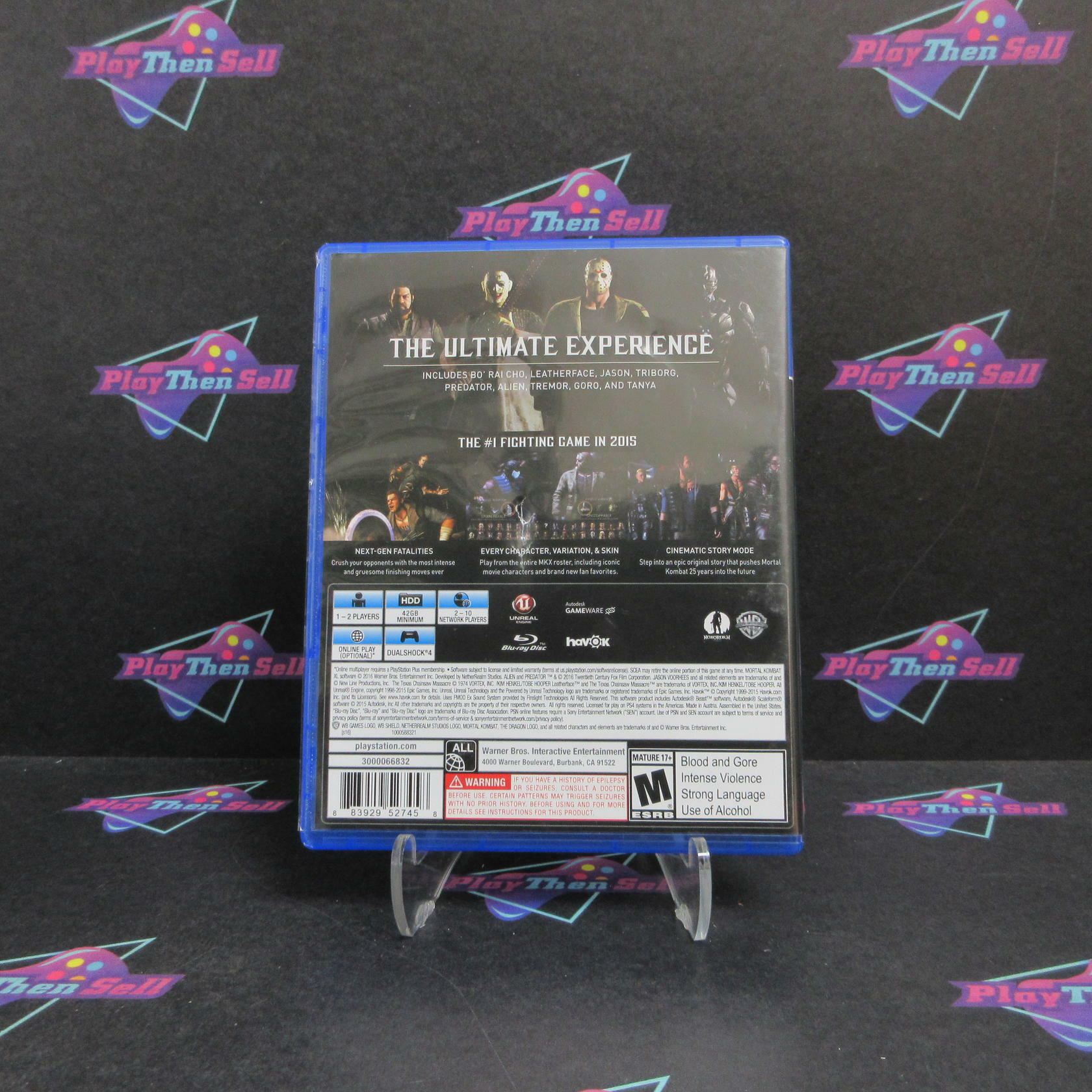 Mortal Kombat XL PS4 PlayStation 4 Complete - Very Good