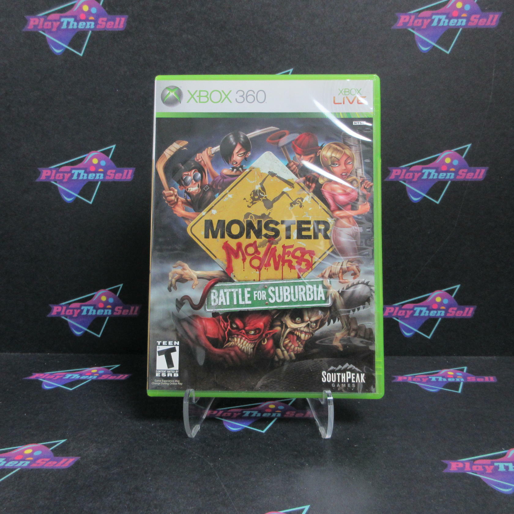 Monster Madness Battle for Suburbia Xbox 360 Complete - Excellent