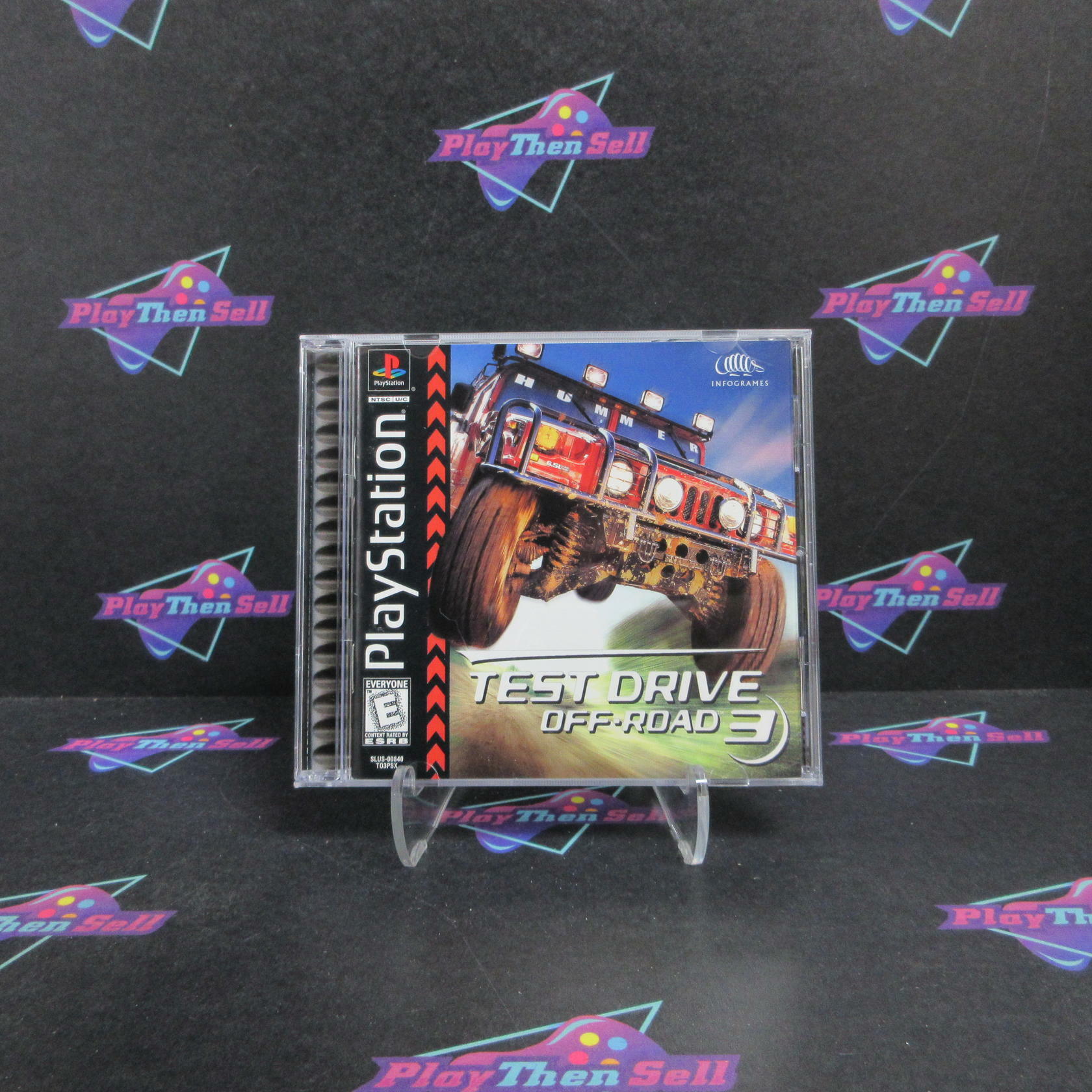 Test Drive Off Road 3 PS1 PlayStation 1 + Reg Card Complete - Refurbished