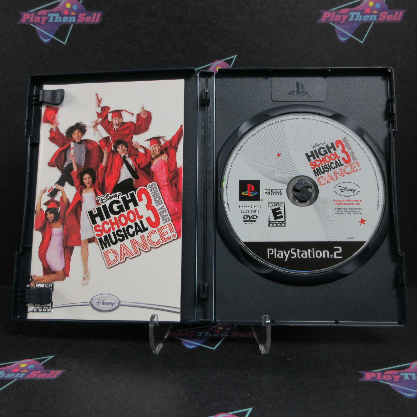 Disney High School Musical 3 Senior Year Dance! PS2 + Reg Card CIB - Refurbished