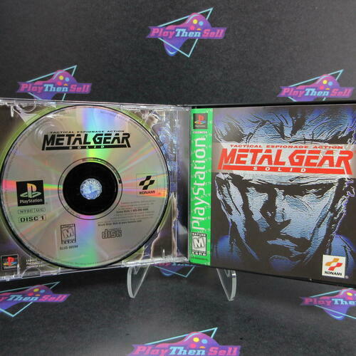 Metal Gear Solid PS1 PlayStation 1 GH + Reg Card Complete - Refurbished