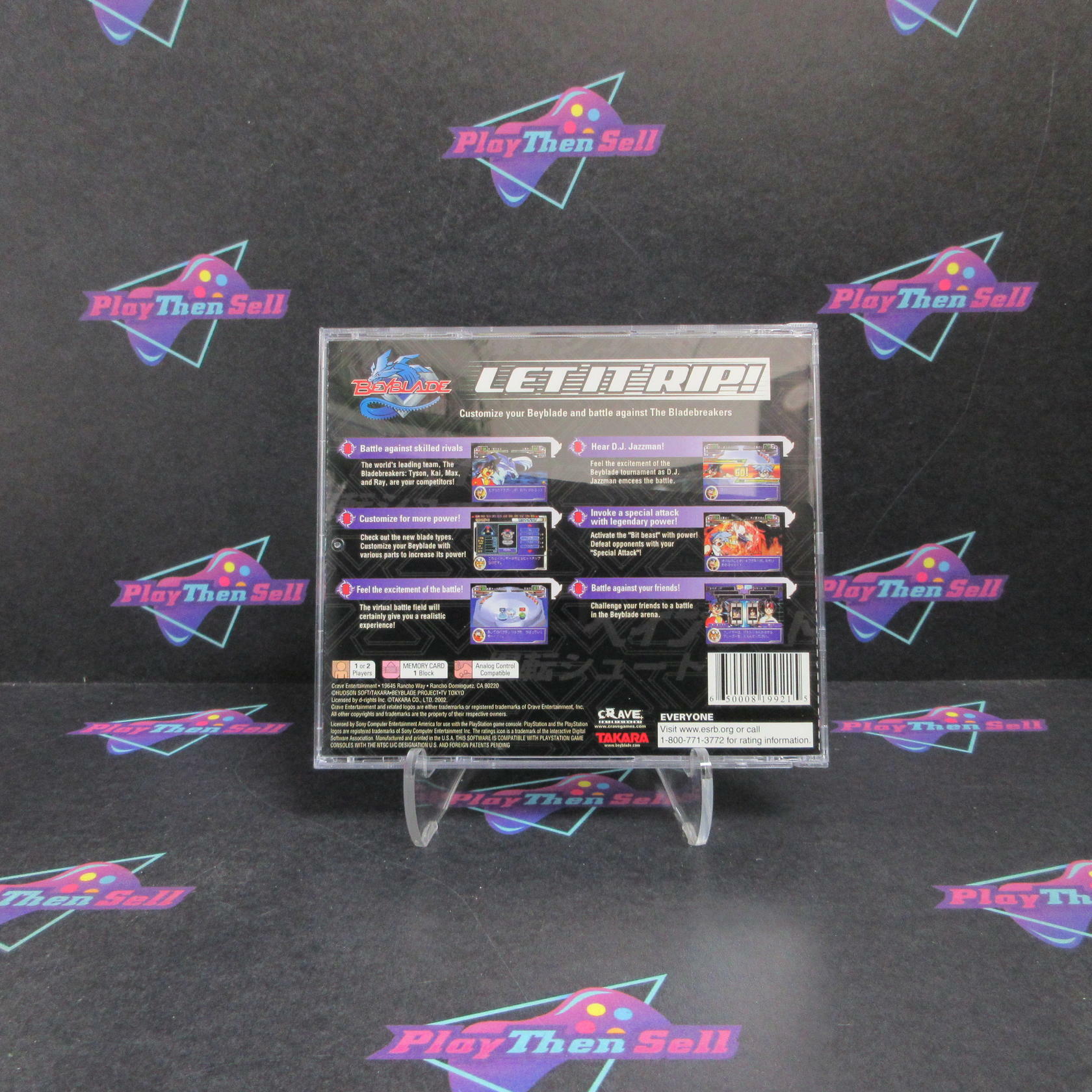 BeyBlade PS1 PlayStation 1 Complete - Refurbished