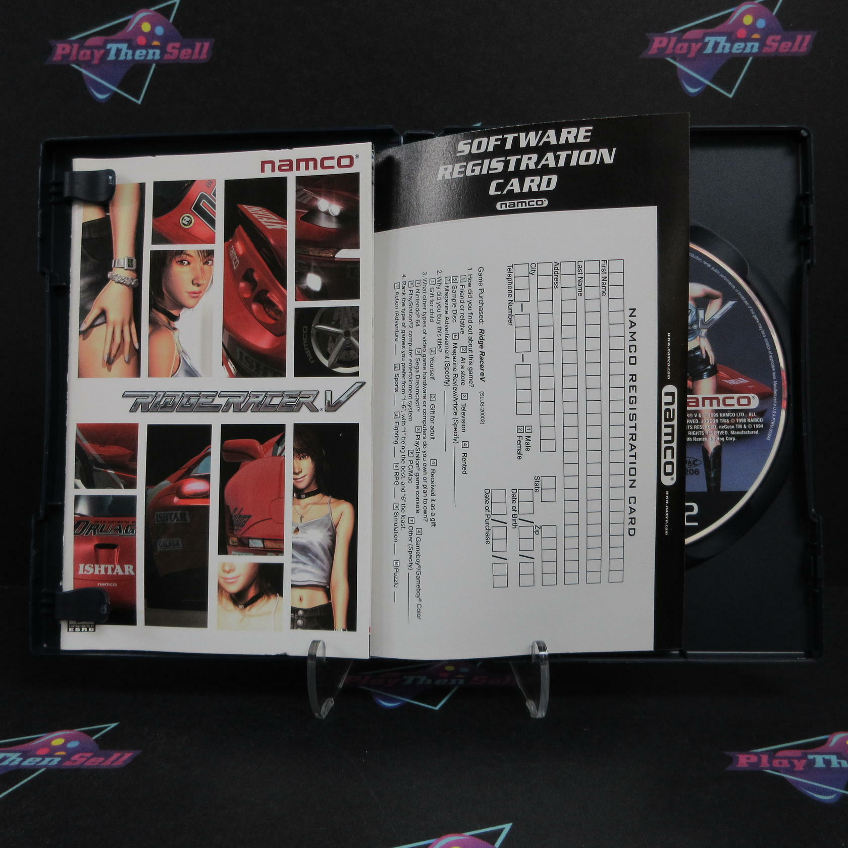 Ridge Racer V PS2 PlayStation 2 + Reg Card Complete - Refurbished