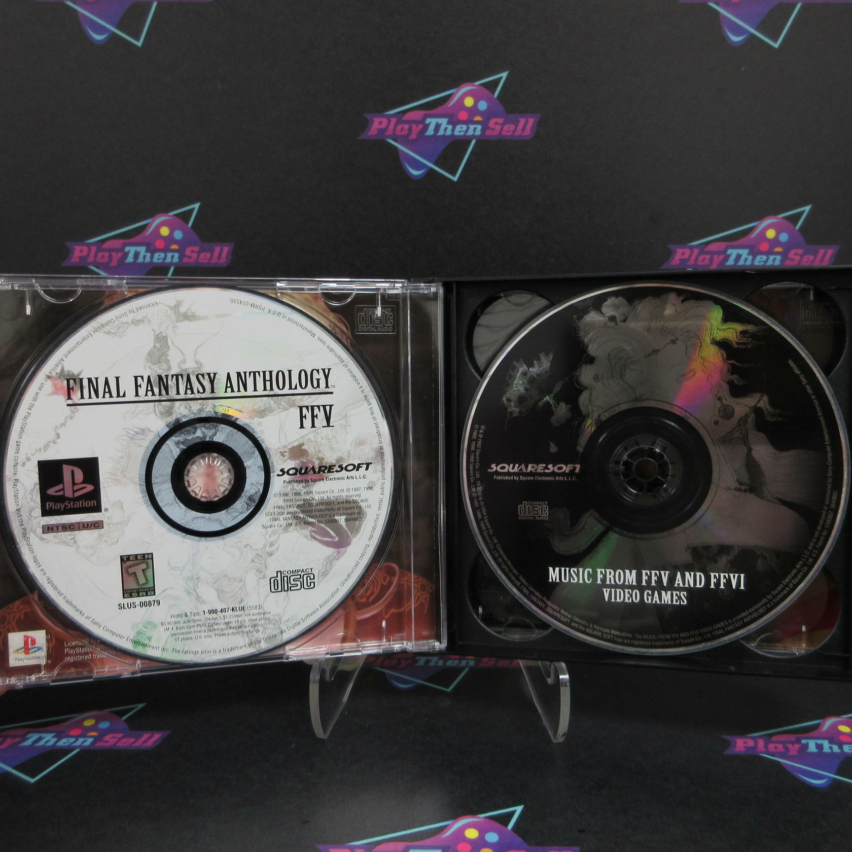 Final Fantasy Anthology Collector's Package PS1 + CD / Reg Card CIB - Refurbished