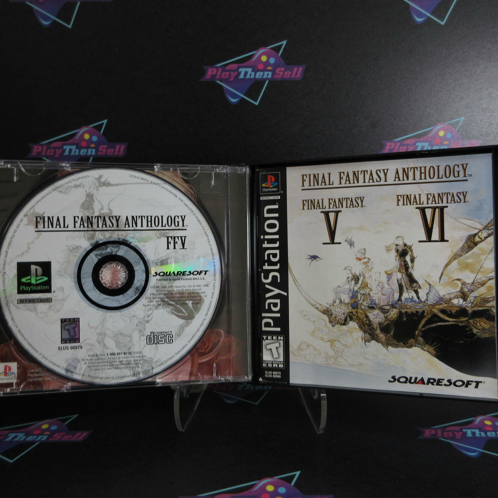 Final Fantasy Anthology Collector's Package PS1 + CD / Reg Card CIB - Refurbished