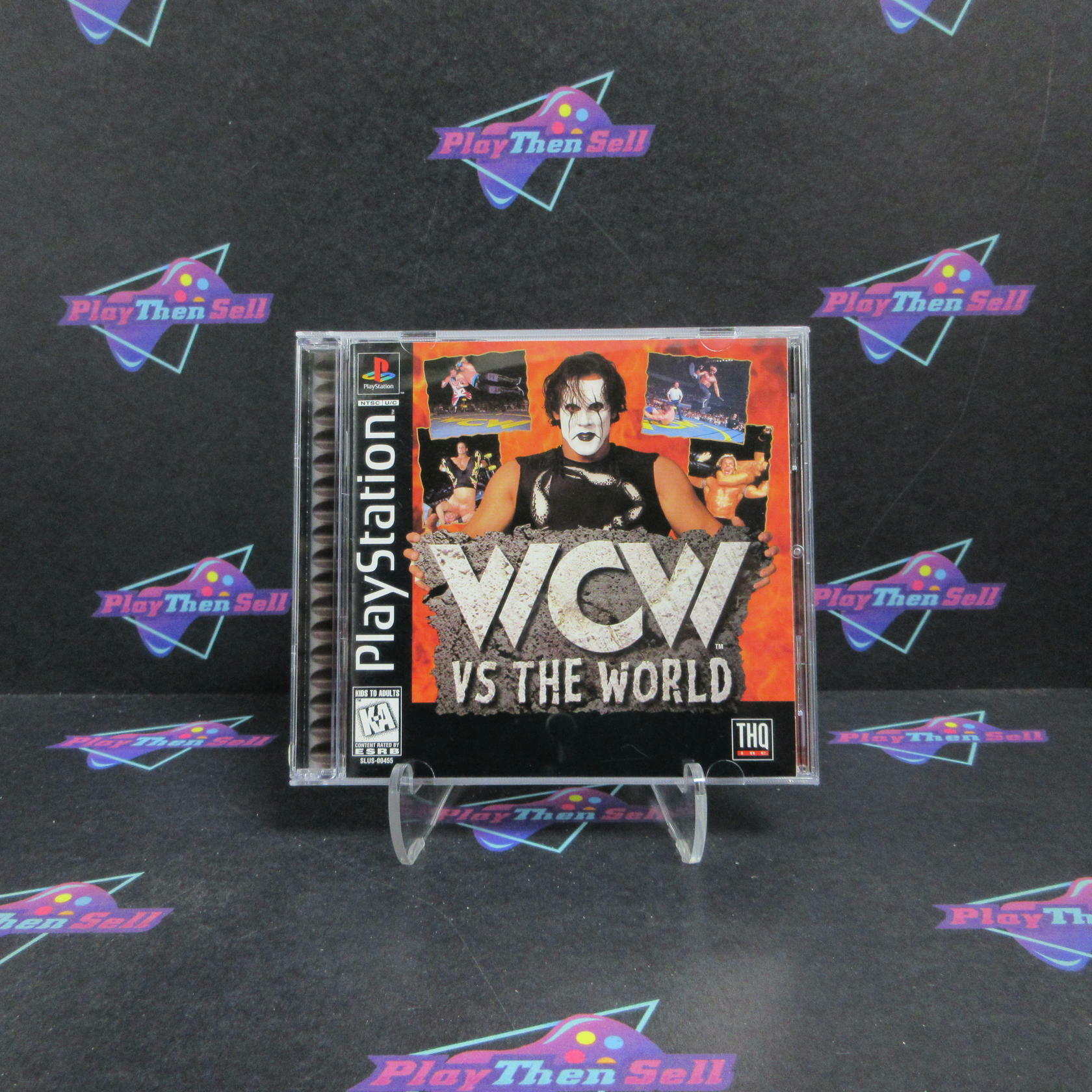 WCW vs The World PS1 PlayStation 1 + Reg Card Complete - Refurbished