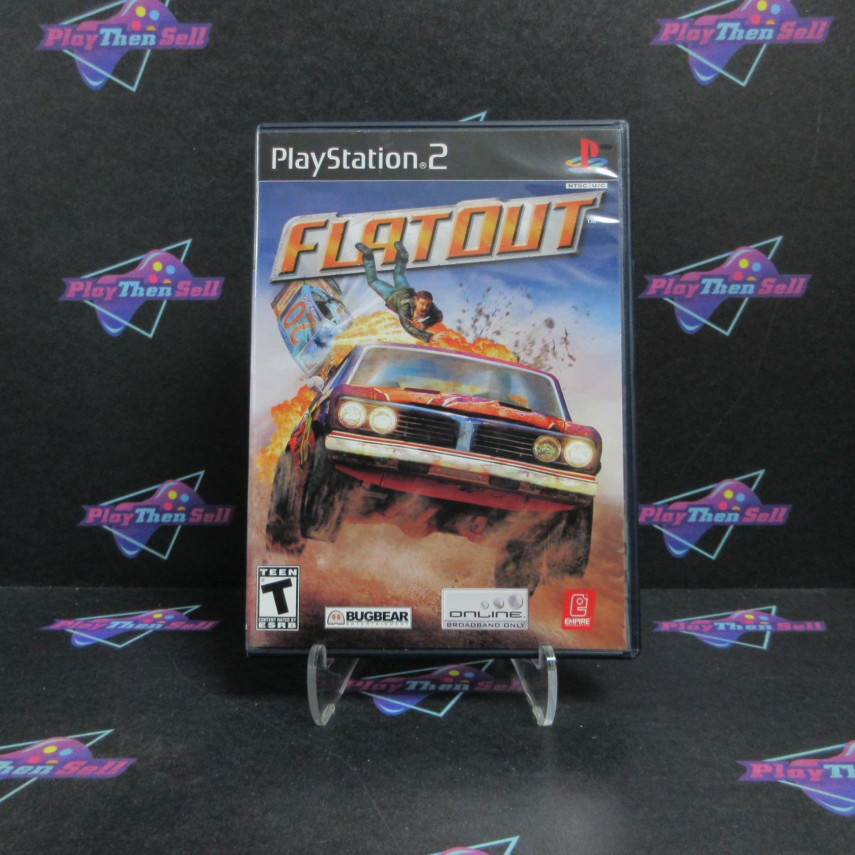 Flat Out PS2 PlayStation 2 Complete - Refurbished