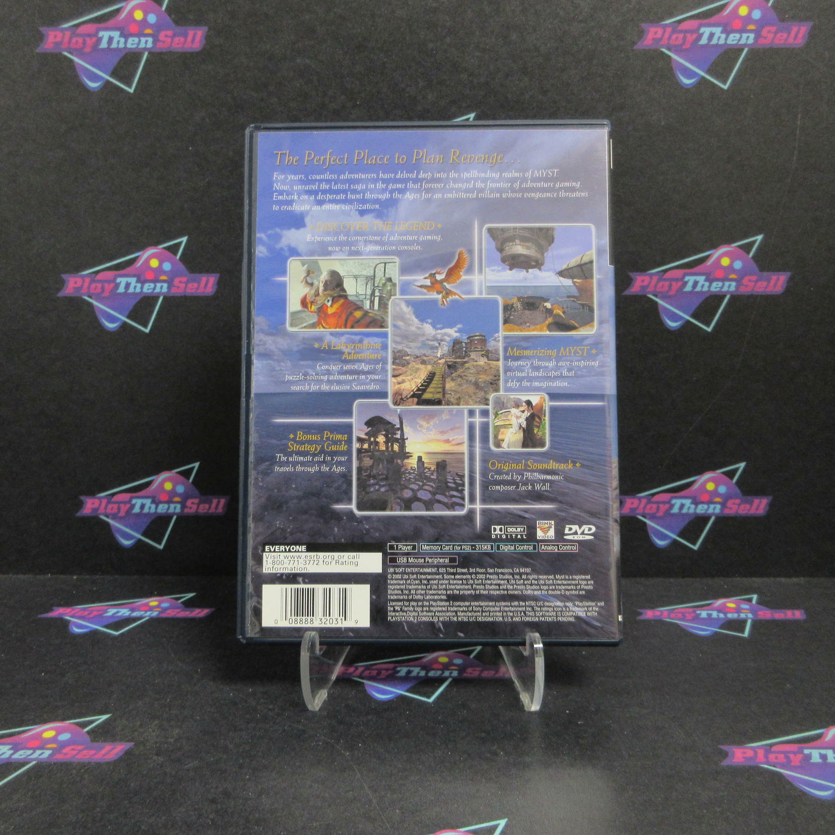 Refurbished Myst III Exile PS2 PlayStation 2 Complete - Refurbished