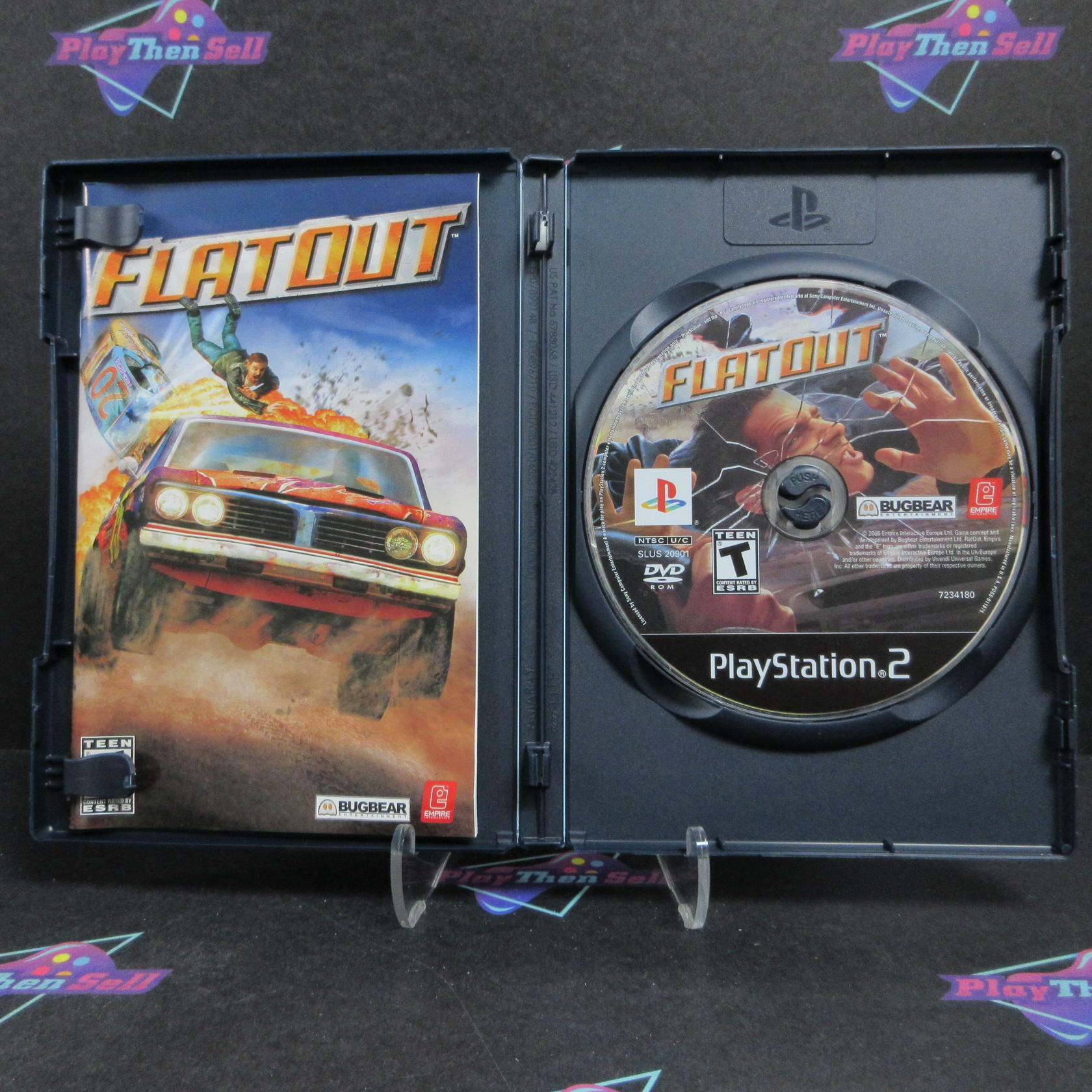 Flat Out PS2 PlayStation 2 Complete - Refurbished