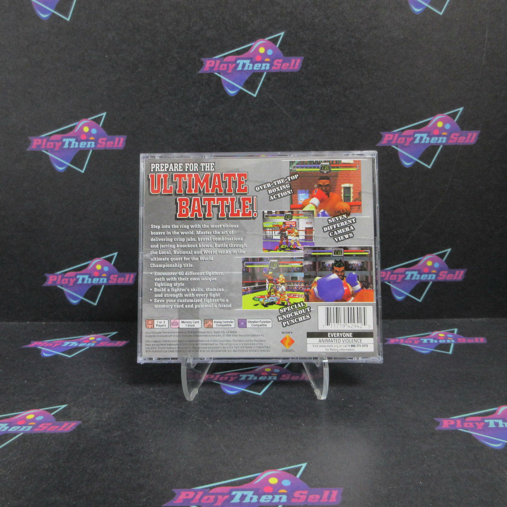 Contender PS1 PlayStation 1 Complete - Refurbished