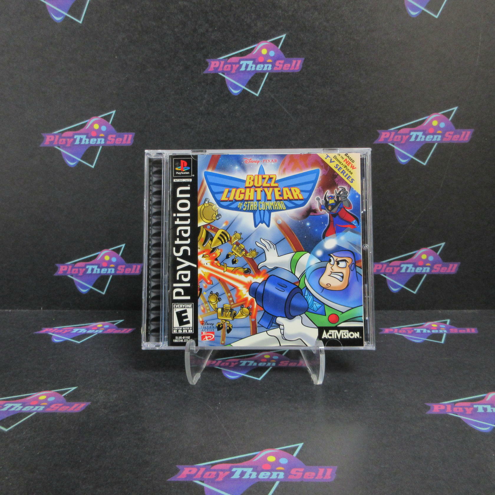 Buzz Lightyear of Star Command PS1 PlayStation 1 + Reg Card Complete - Refurbished