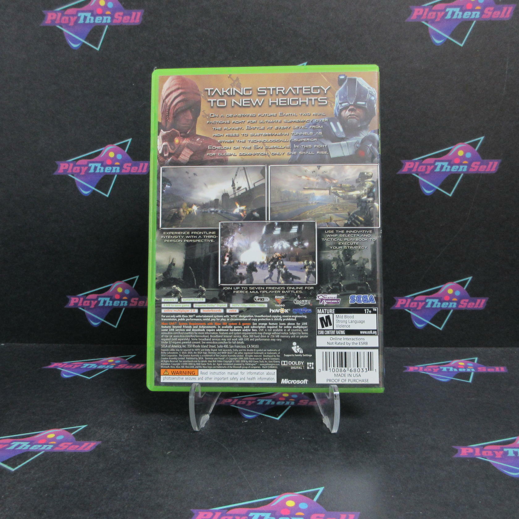 Stormrise Xbox 360 Complete - Excellent