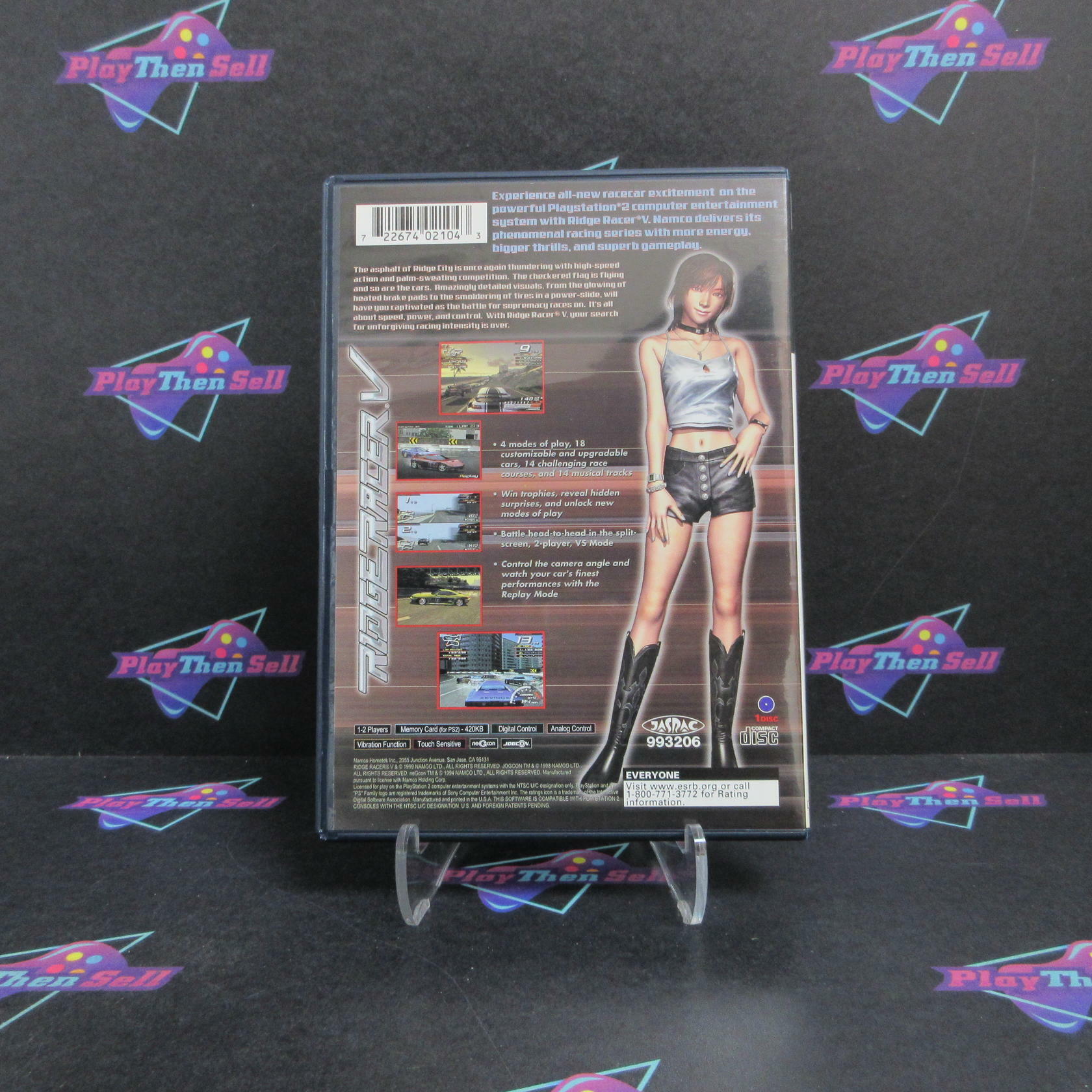 Ridge Racer V PS2 PlayStation 2 + Reg Card Complete - Refurbished