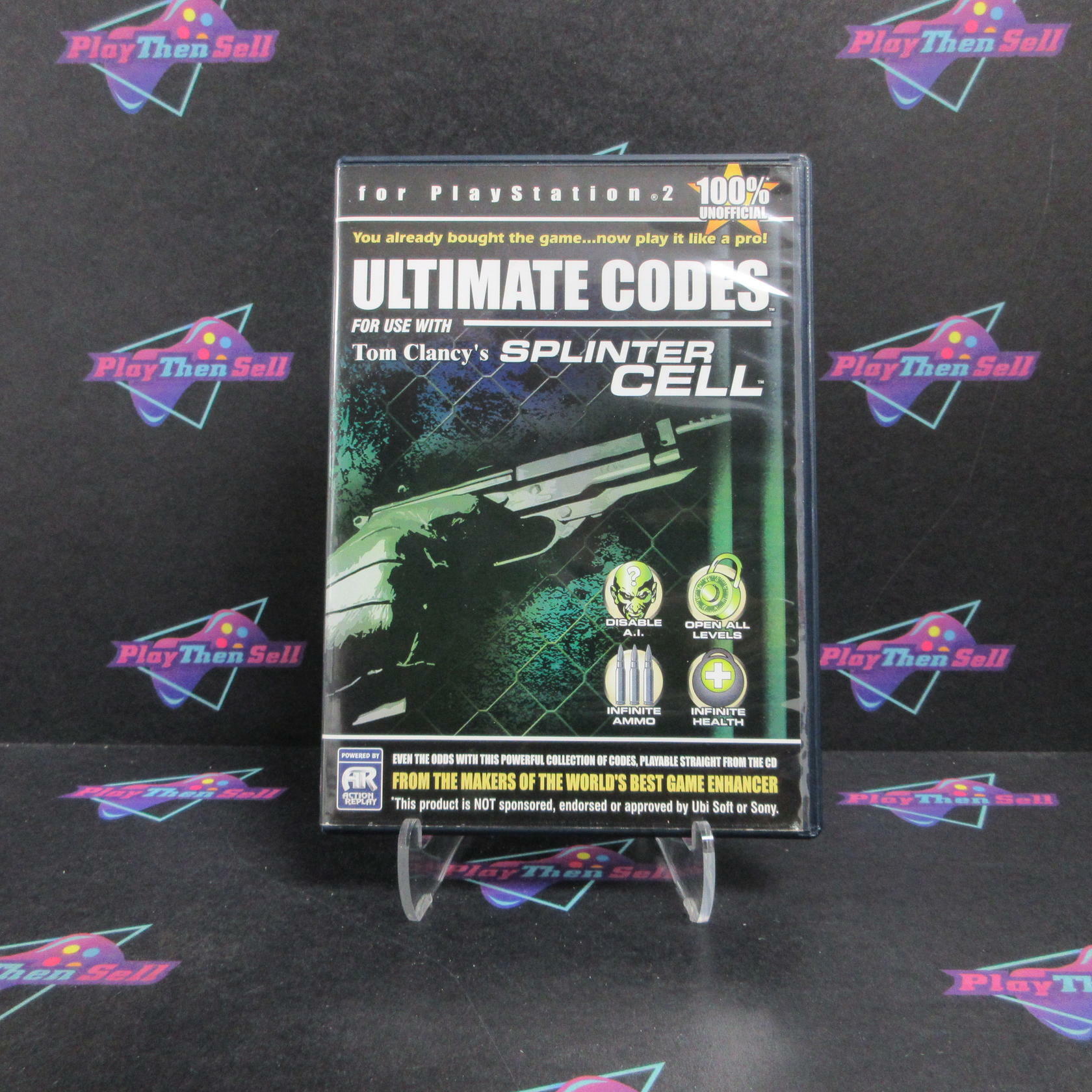 Ultimate Codes Tom Clancy's Splinter Cell PS2 PlayStation 2 Complete - Good