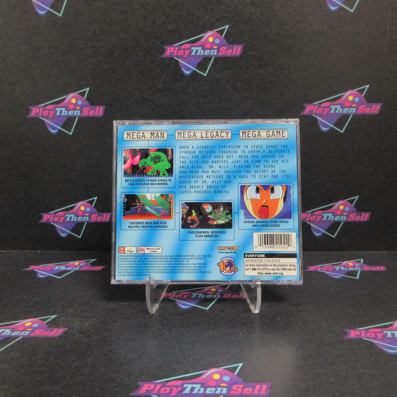 Mega Man 8 Anniversary Edition PS1 PlayStation 1 + Reg Card Complete - Very Good