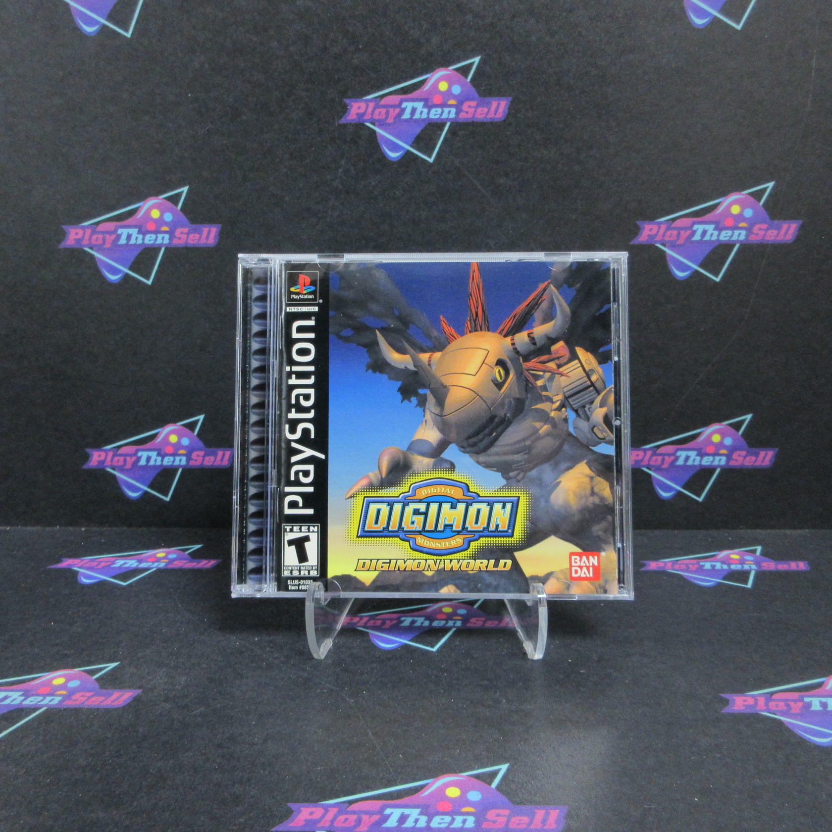Digimon World PS1 PlayStation 1 + Reg Card Complete - Very Good