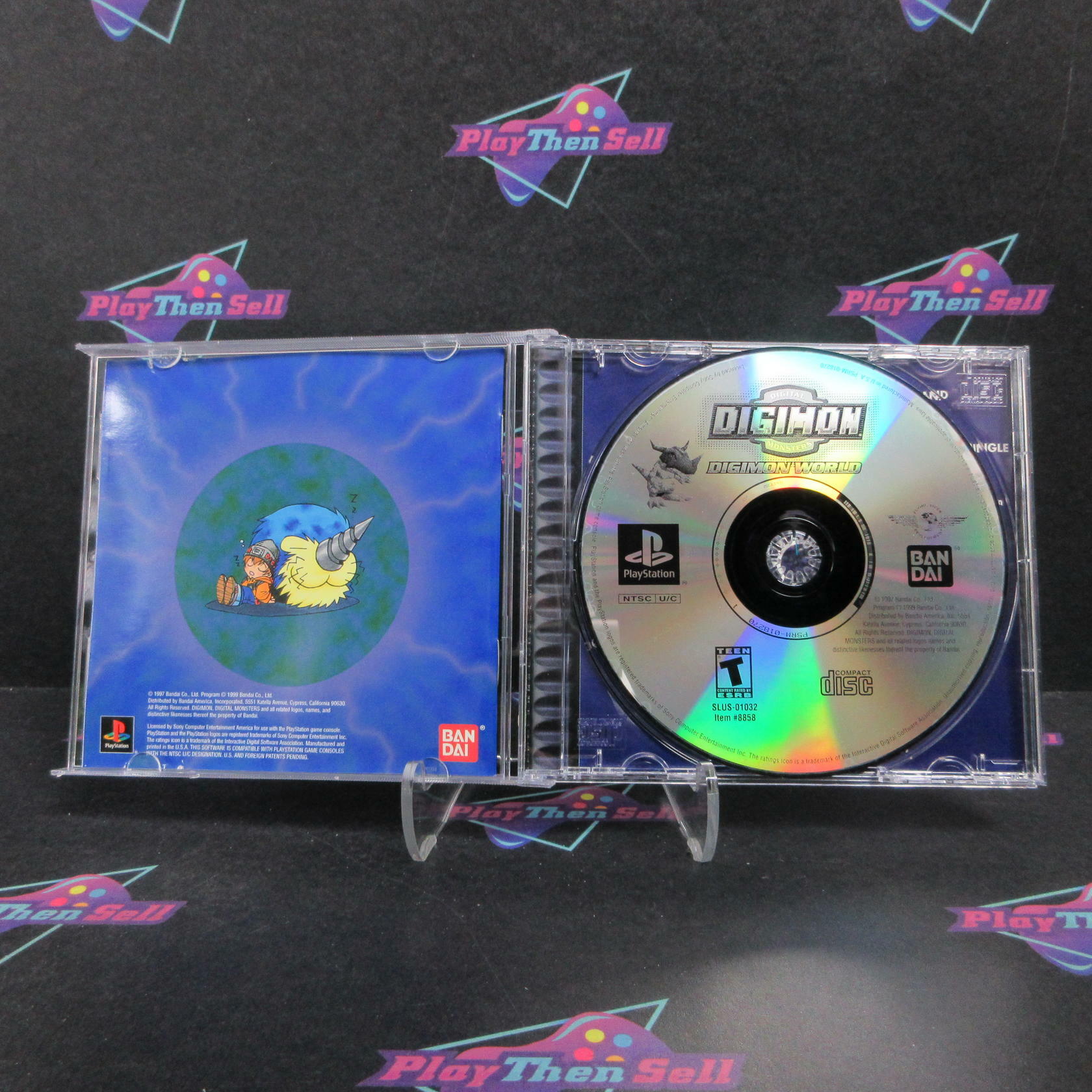 Digimon World PS1 PlayStation 1 + Reg Card Complete - Very Good